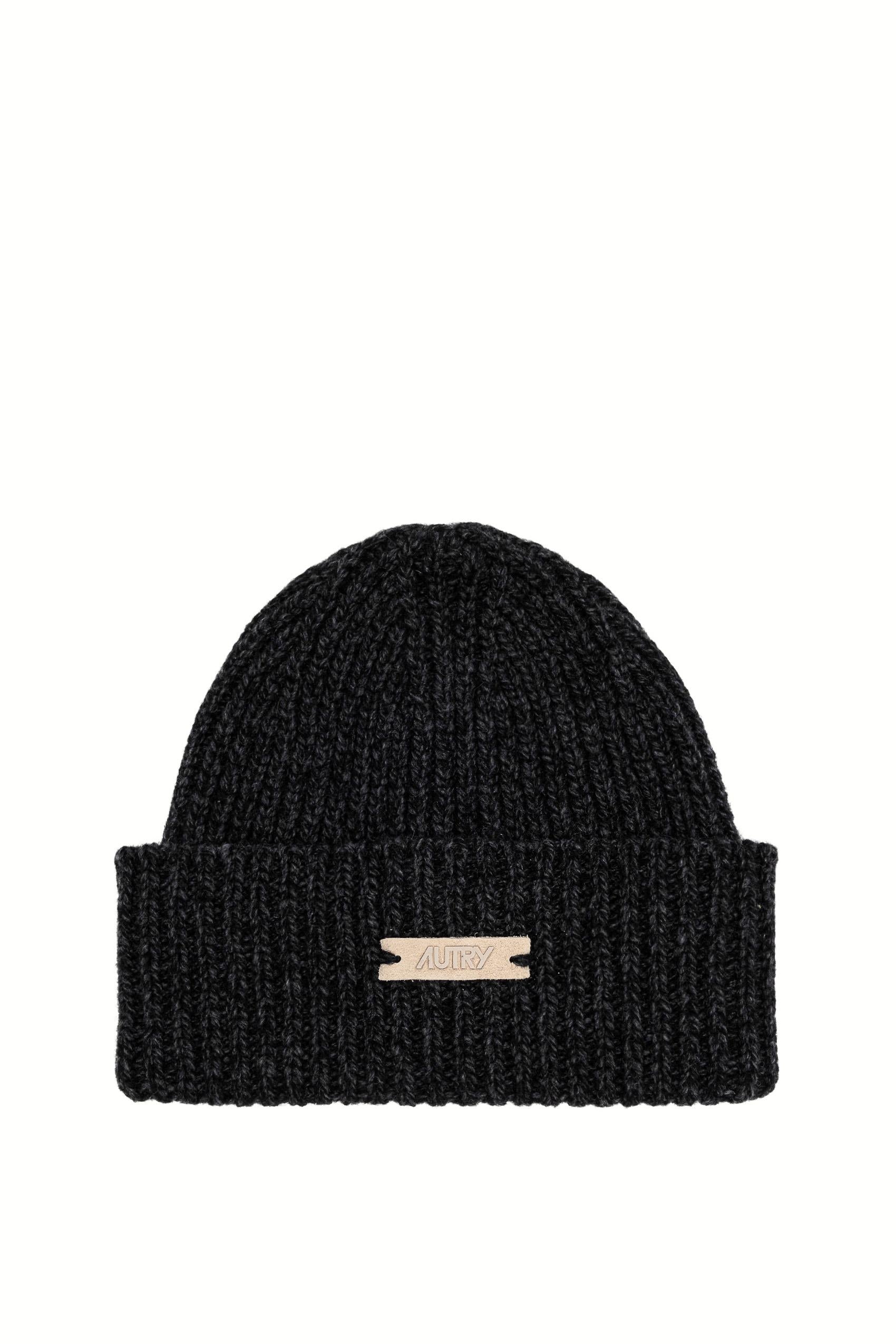 Autry Cuffia in lana moulinè BEPU T7KK BLACK 