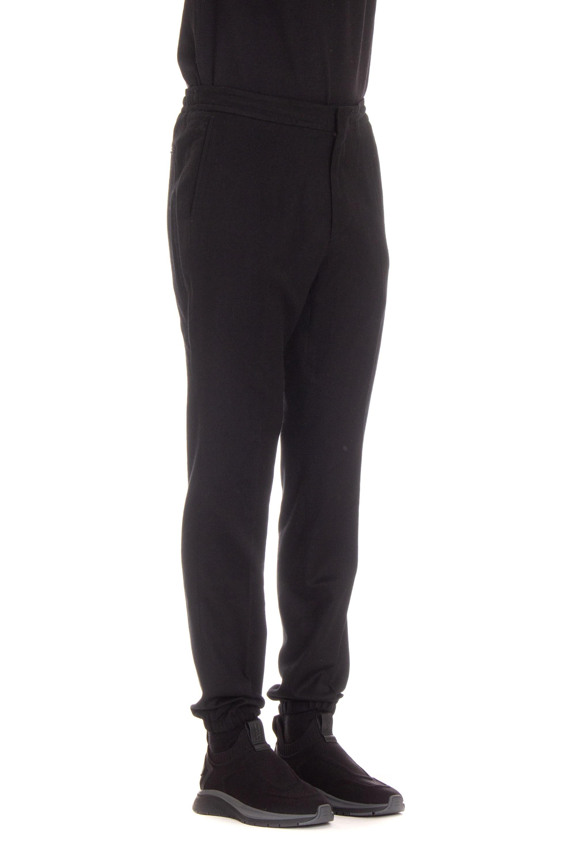 Zegna Pantalone jogger in lana Techmerino 6ZF705A6 73V4C1 8 