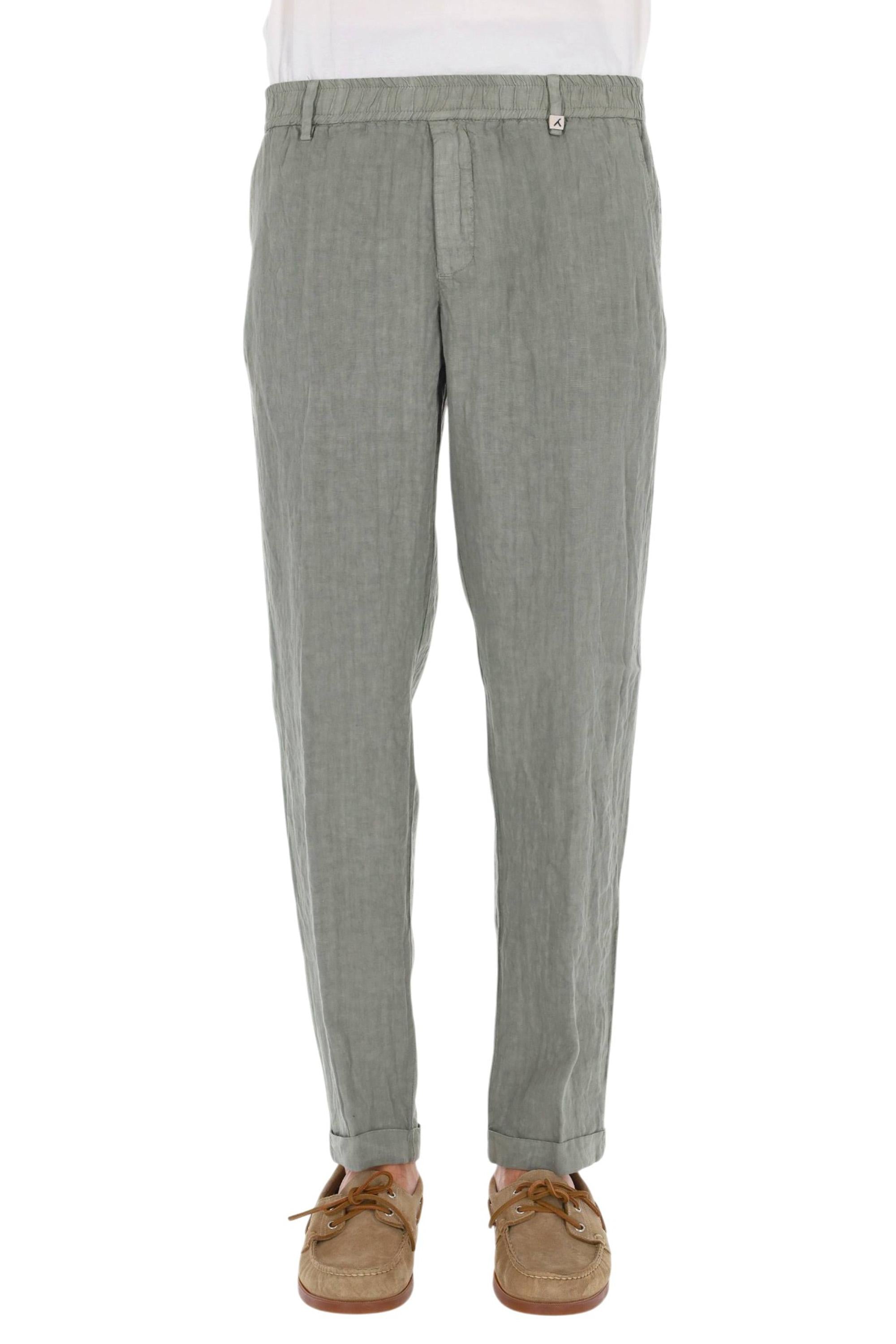 Myths Pantalone Ares in puro lino con vita elasticata 26M26L 72-2 26 