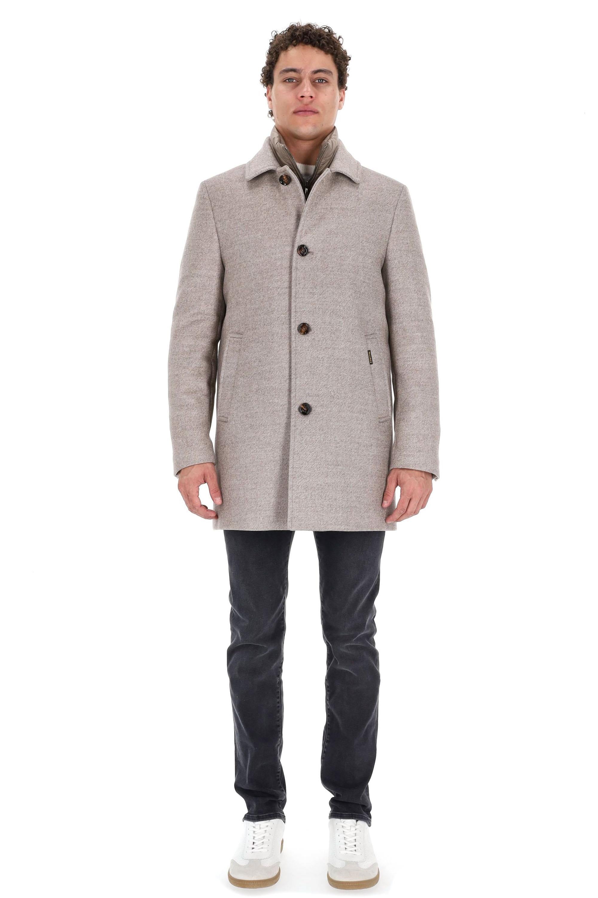 Moorer Cappotto in lana imbottito in piuma mod. Monferrato-L MONFERRATO-LP U0231 