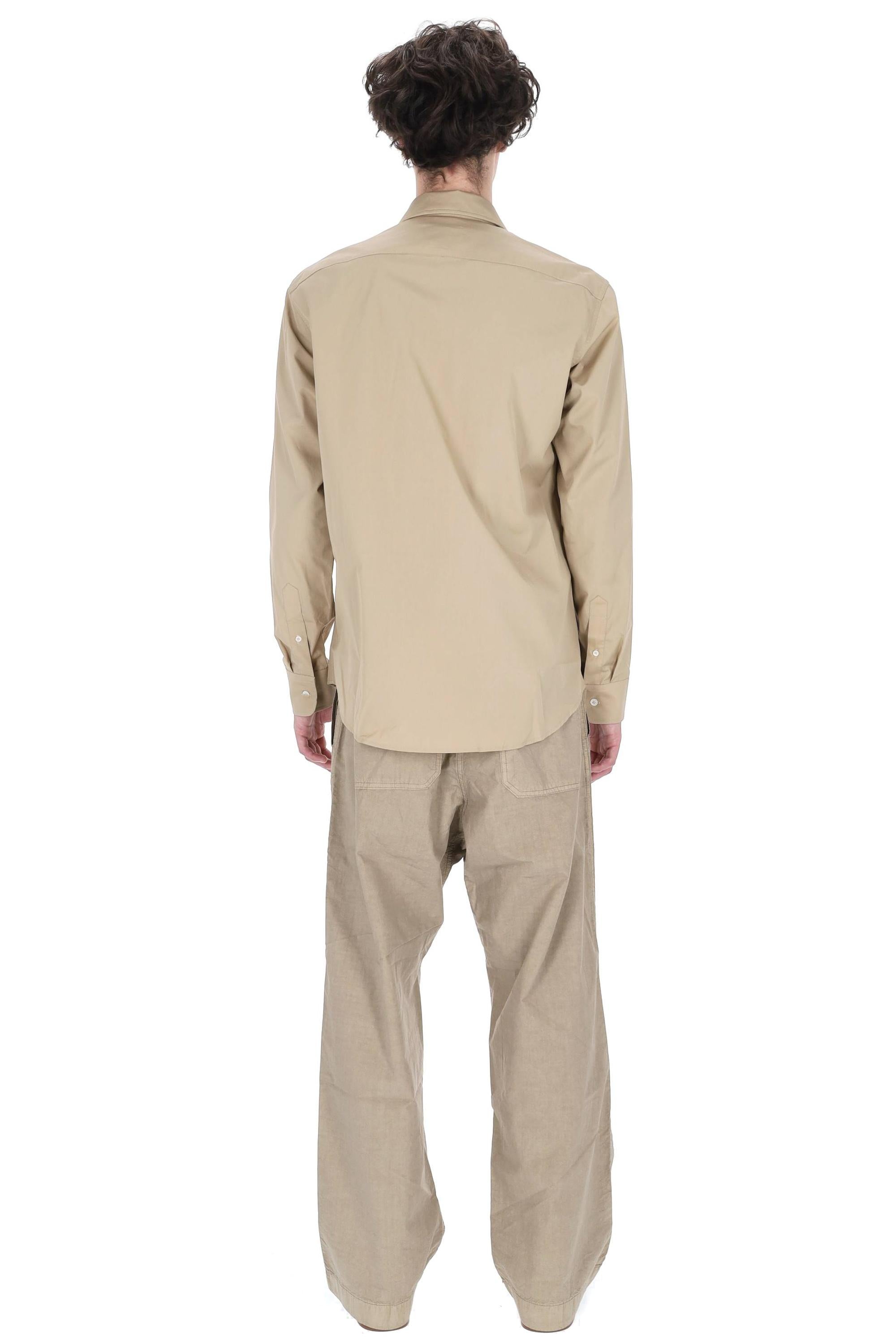A.P.C. Camicia in popeline di cotone COHLE-H12652 BAA-BEIGE 
