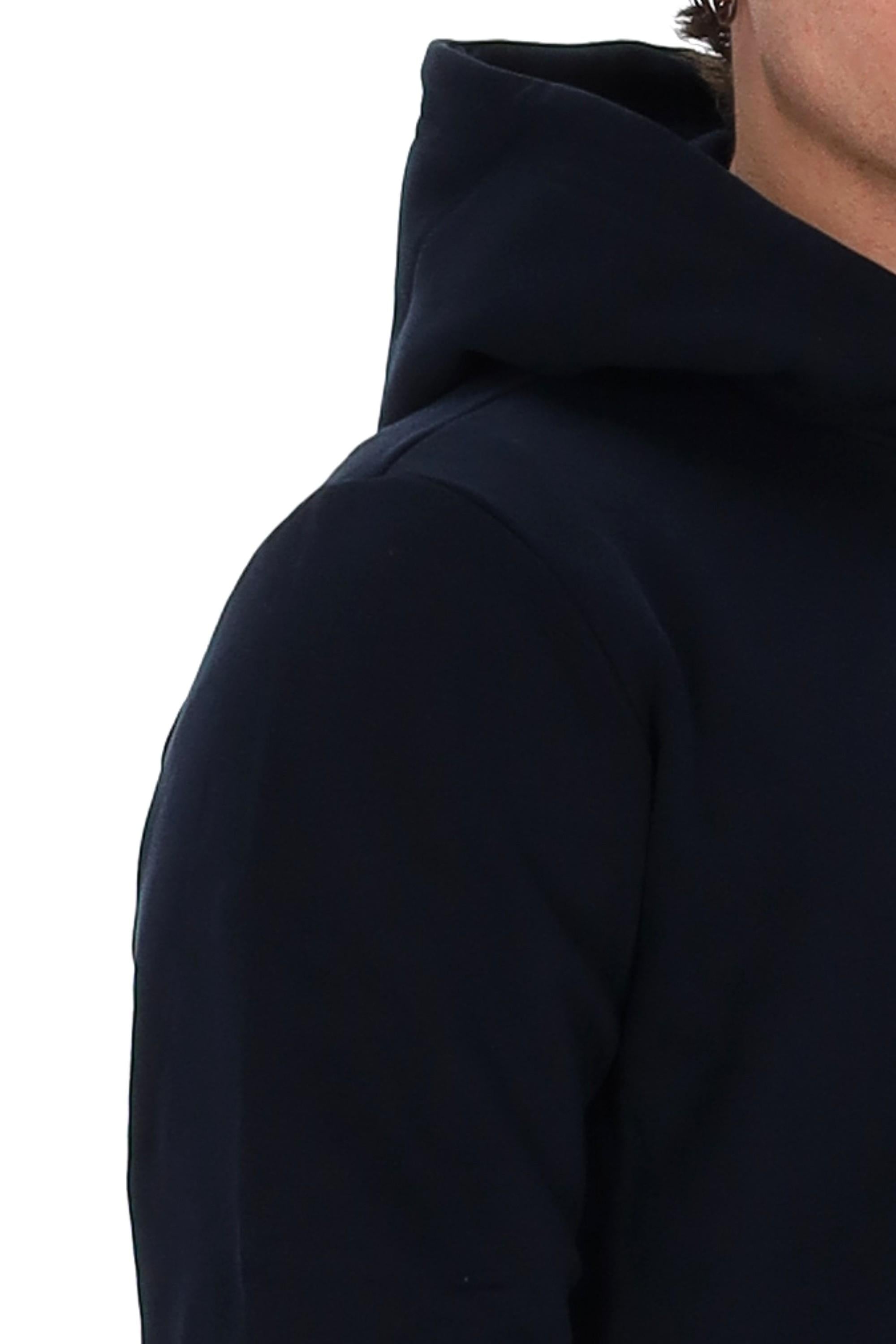 A.P.C. Felpa in cotone con cappuccio classic Rue Madame COHBV-M27914 TIQ 