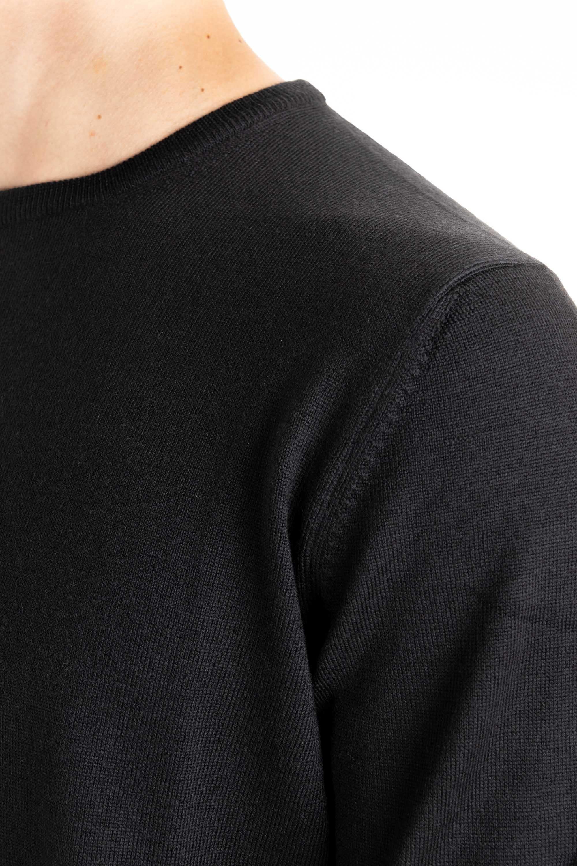 Maglia girocollo in lana vergine extrafine 1429055567 0099 099 Barba 
