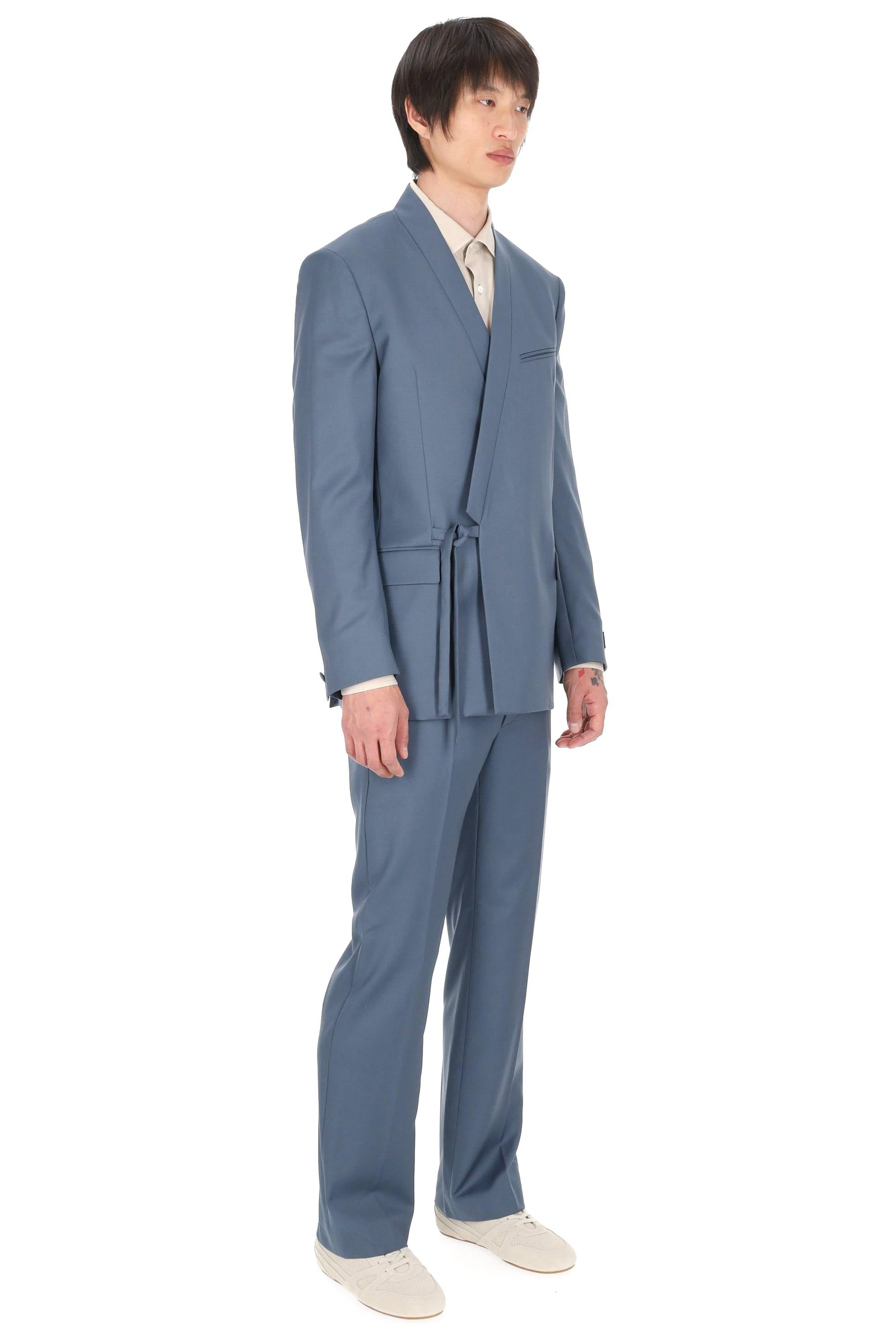 Kenzo Giacca kimono doppiopetto in lana vergine FG55VE1609TV 98 