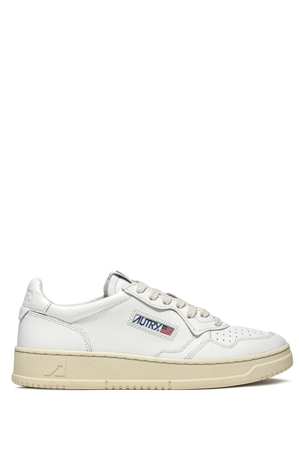 Autry Sneaker medalist in pelle talloncino bianco AULM - LL15 LL15 