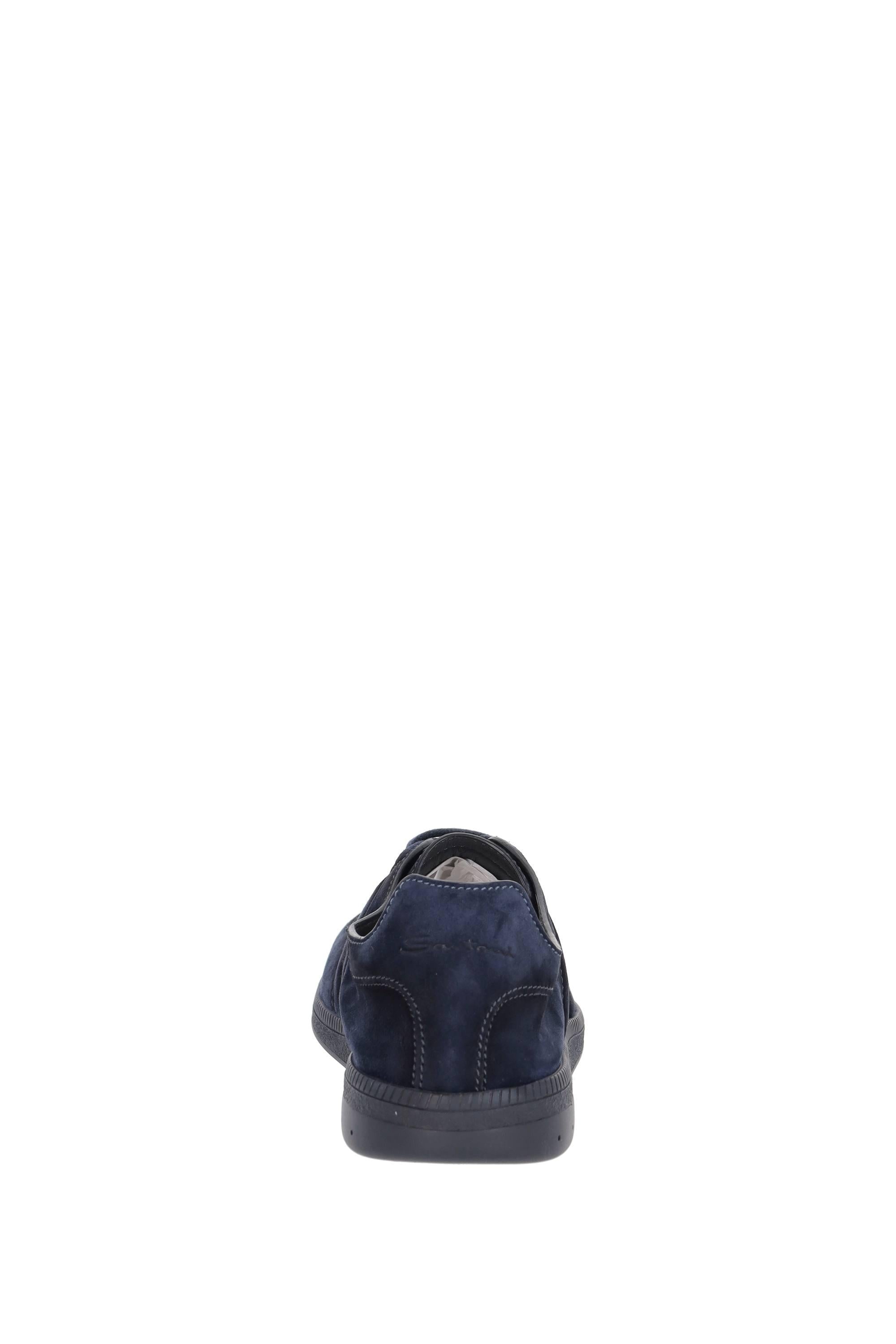 Sneakers in camoscio mod. Olympic MBPL22072FARTSE2/3 U60 Santoni 