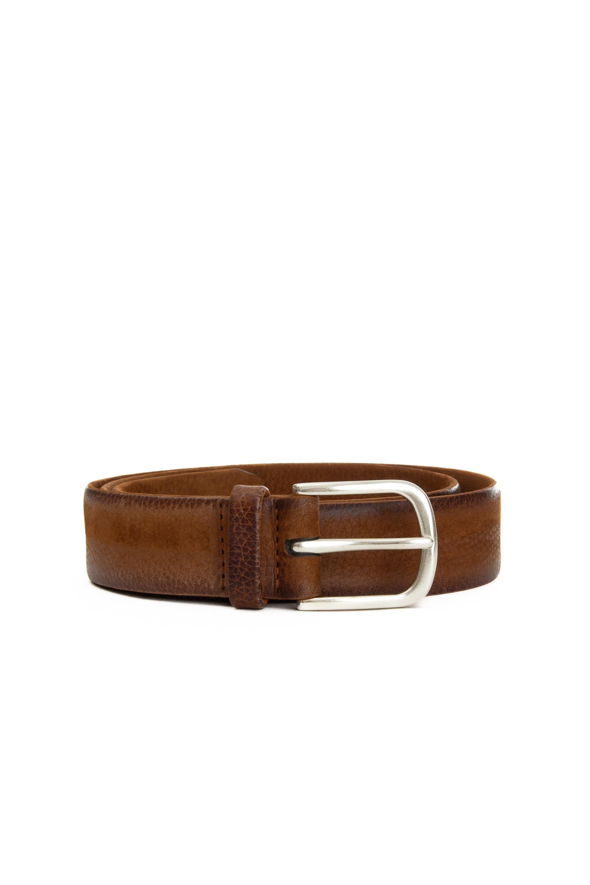 Orciani Cintura effetto brushed in pelle U08281_NBS/2 SELLA 