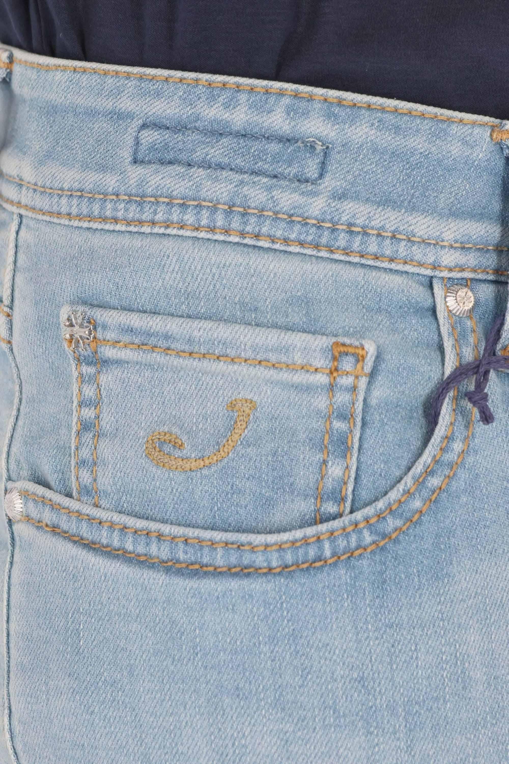 Jacob Cohen Jeans Limited Edition etichetta beige in cavallino Bard fit QL004-081-S3619 300D 