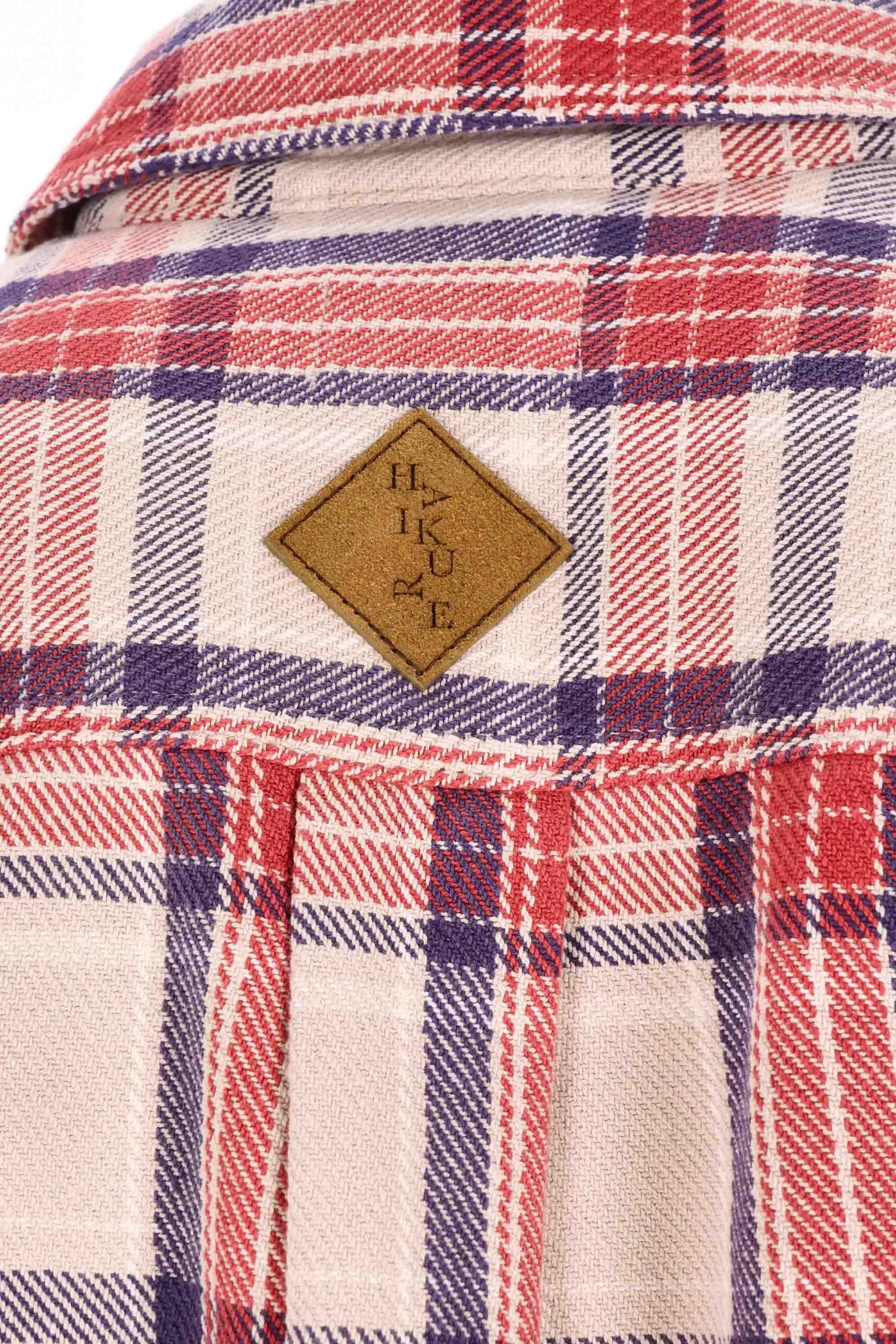 Overshirt check in cotone modello Nelson 06054TF135 CV466 Haikure 