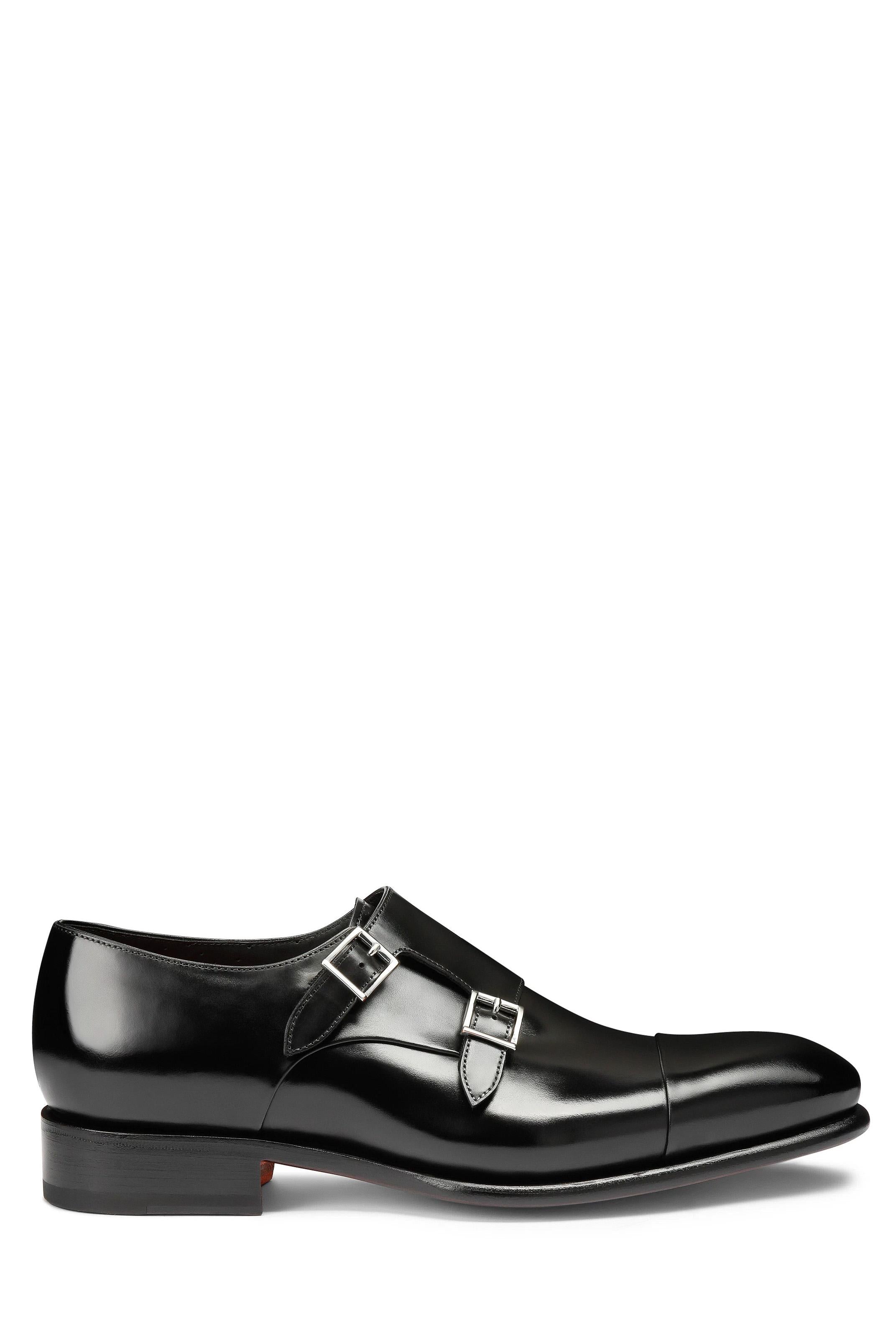 Santoni Scarpa doppia fibbia Goodyear anrticata a mano MCCR11652MC1HVVD/2 N01 