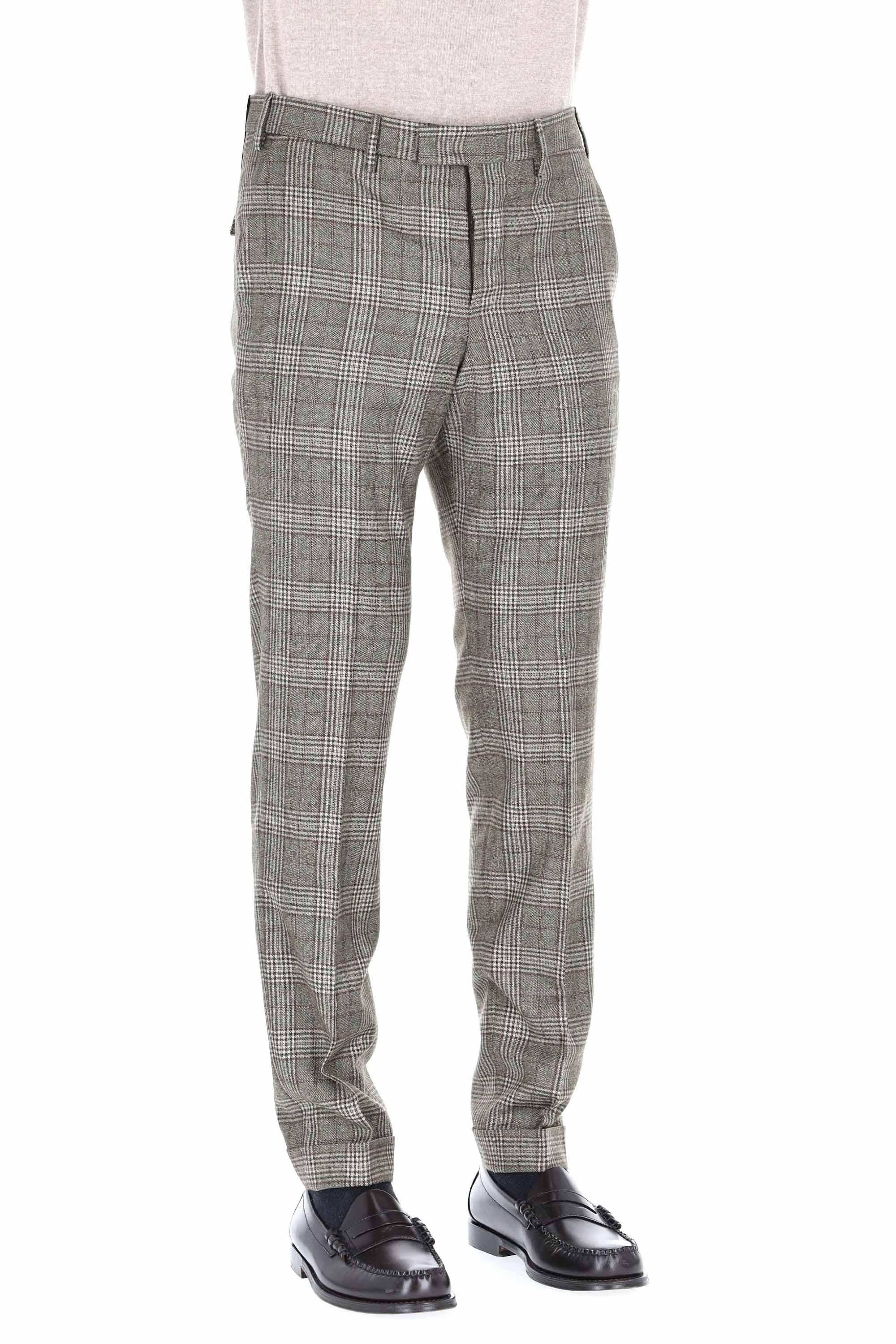 PT Torino Pantalone in lana principe di galles super 100's Master fit AFMAZ00CL1 MA23/2 0445 