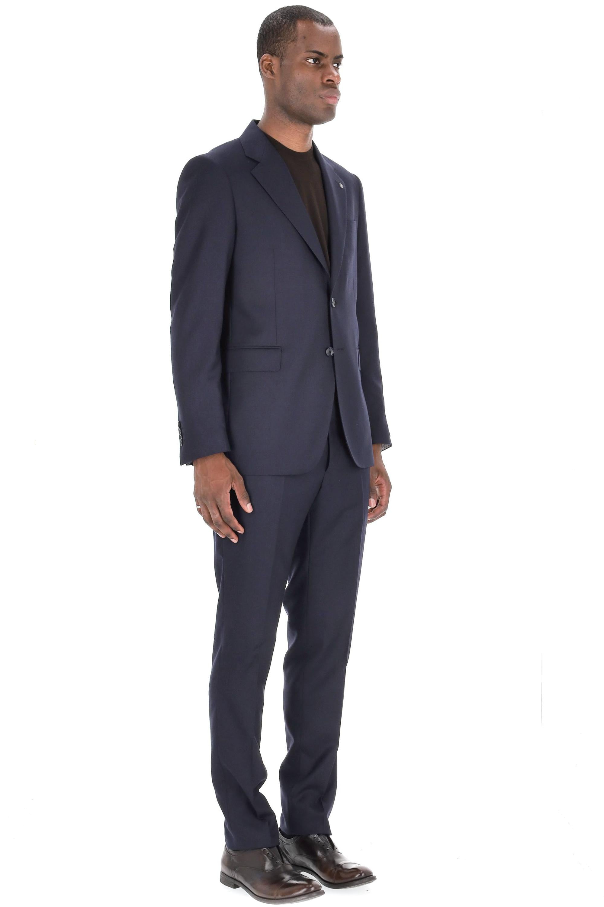 Abito in lana super 120's natural stretch linea Napoli drop 7 2FNJ22B01-080005 B5044 Tagliatore 