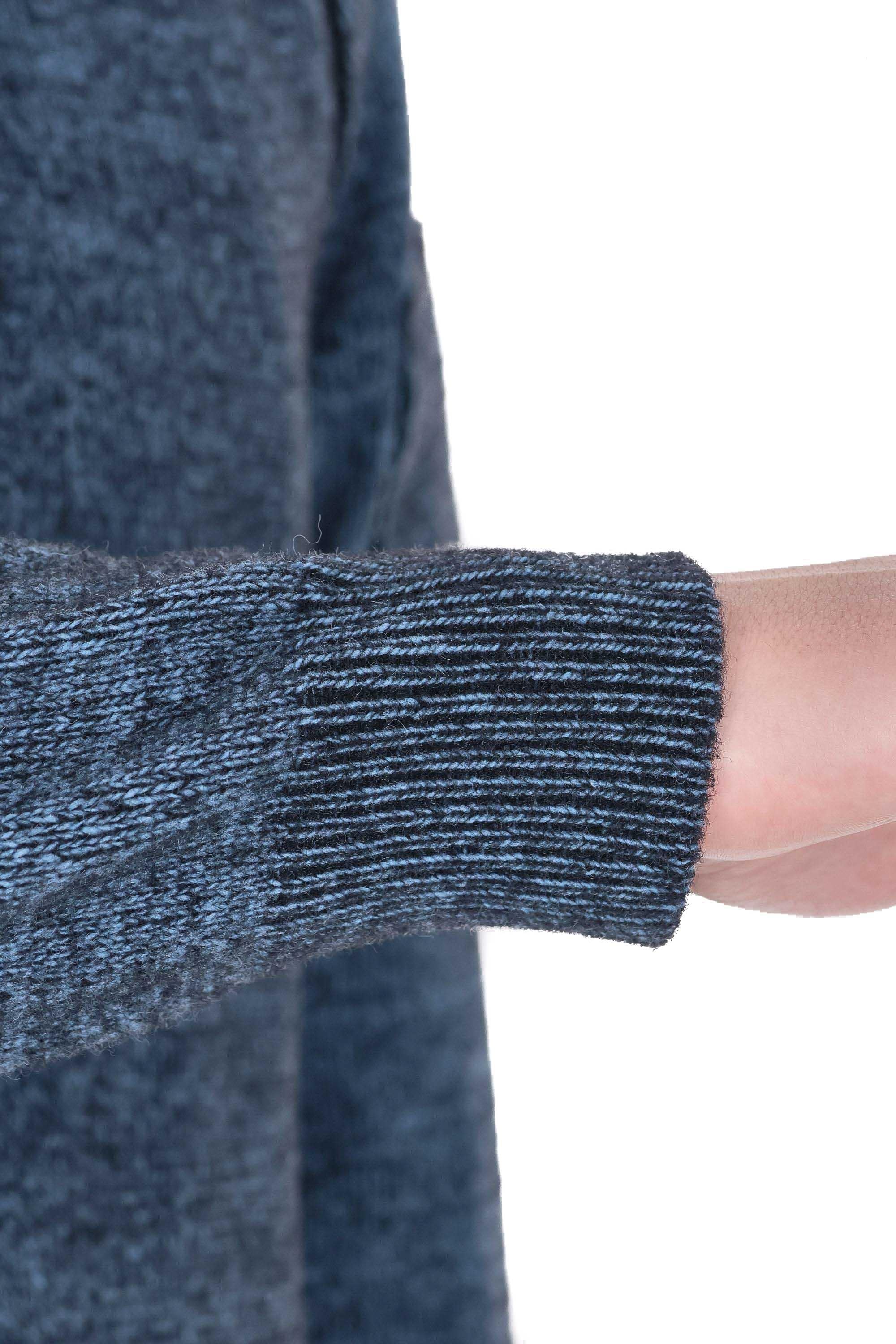 CP Company Maglia-felpa in lana moulinè con cappuccio MKN254A00-6170A 815 