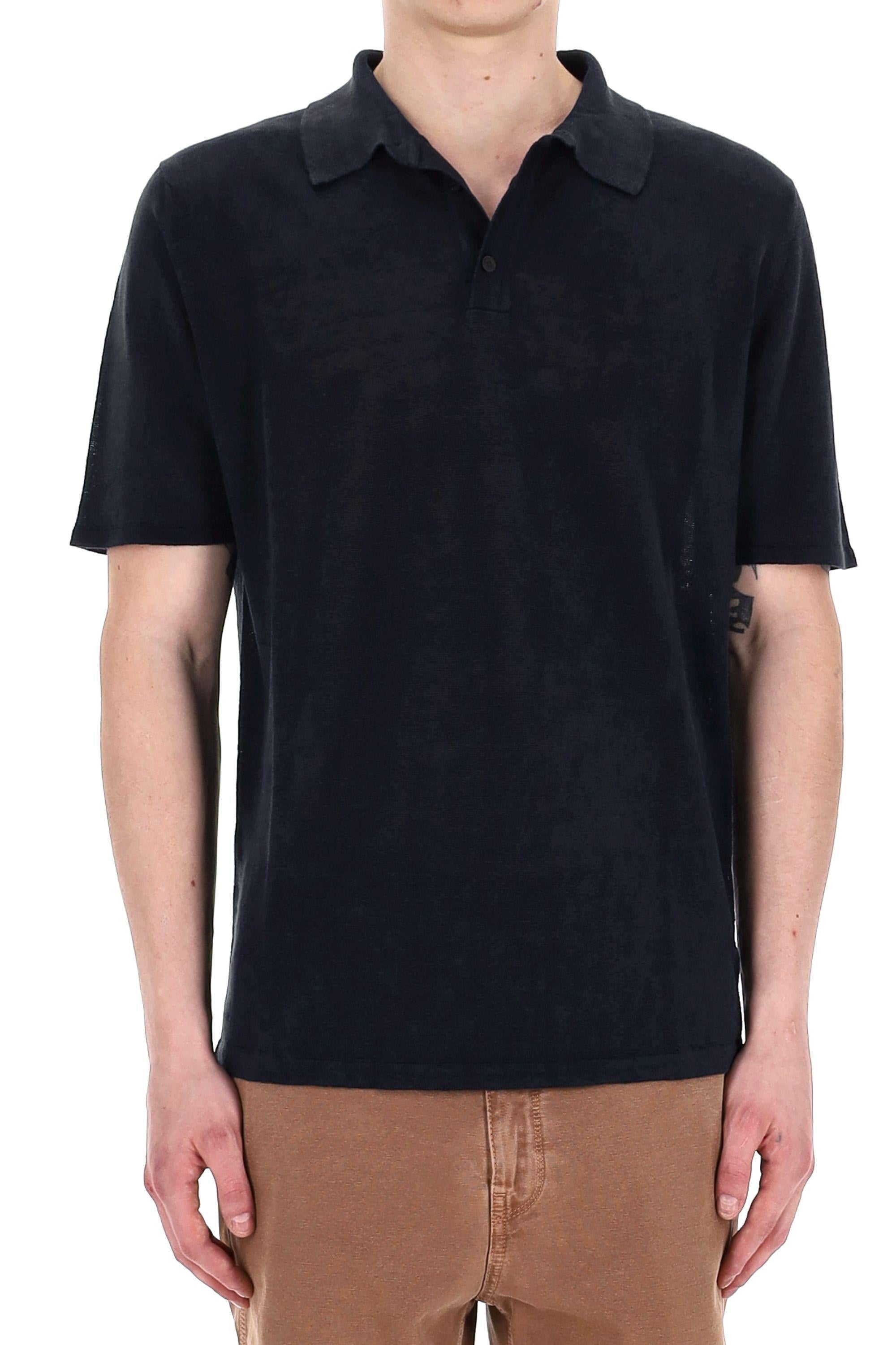 Roberto Collina Polo manica corta in lino RB20024-2 RB2010 