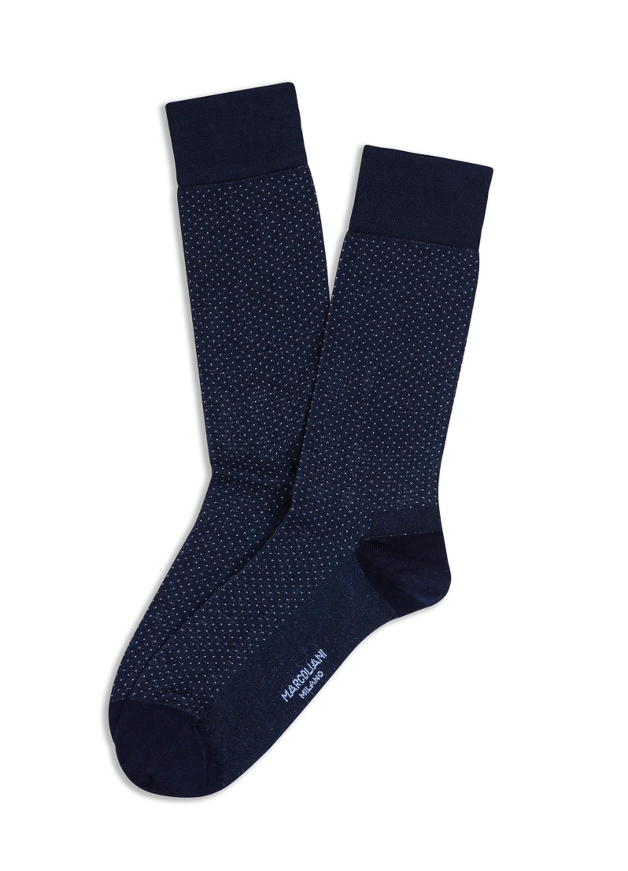 Calza pindot in modal e cashmere MAR4429L 001 Marcoliani 