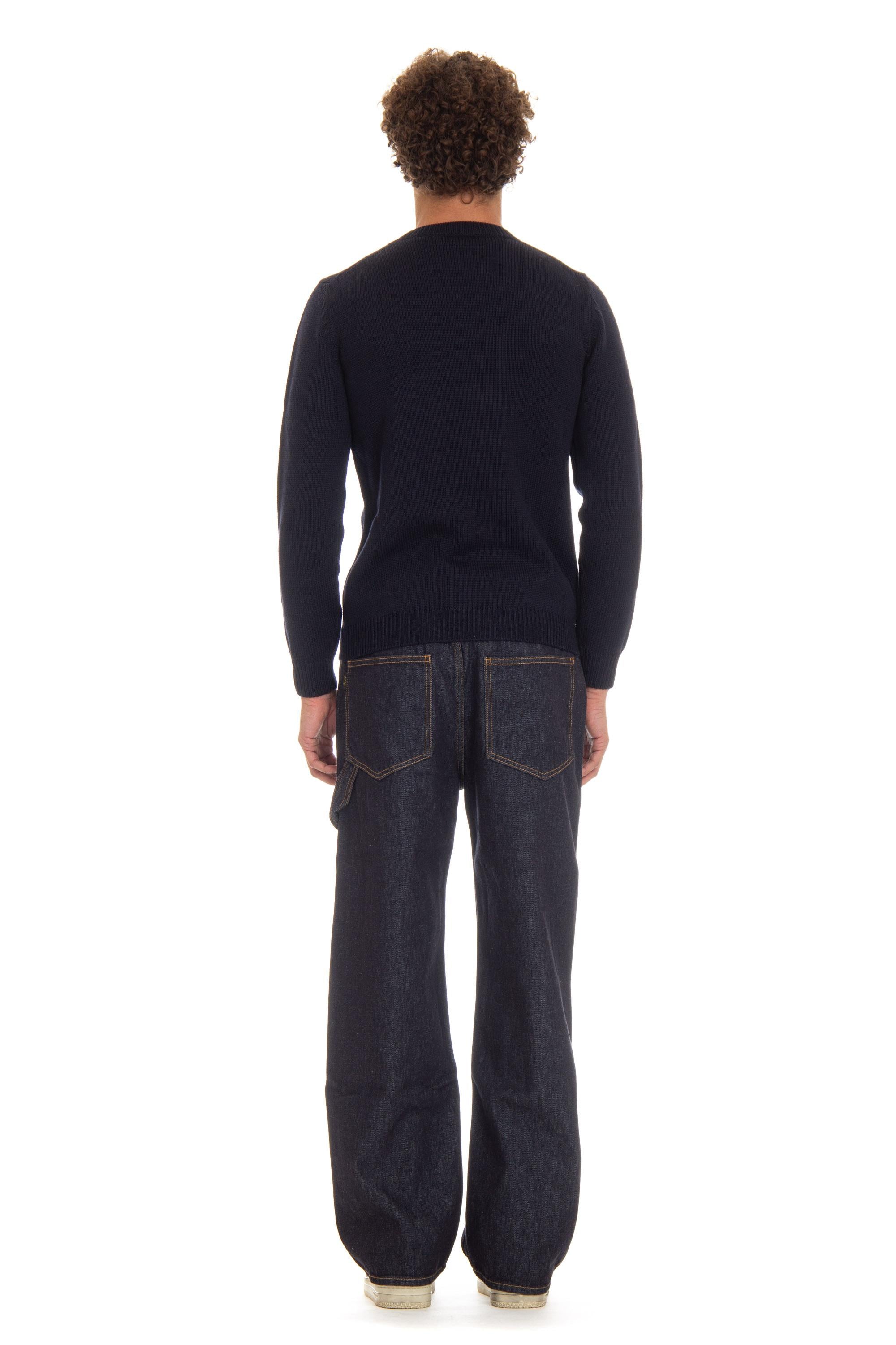 Maglia girocollo in lana merino RA02001 RA0210 Roberto Collina 