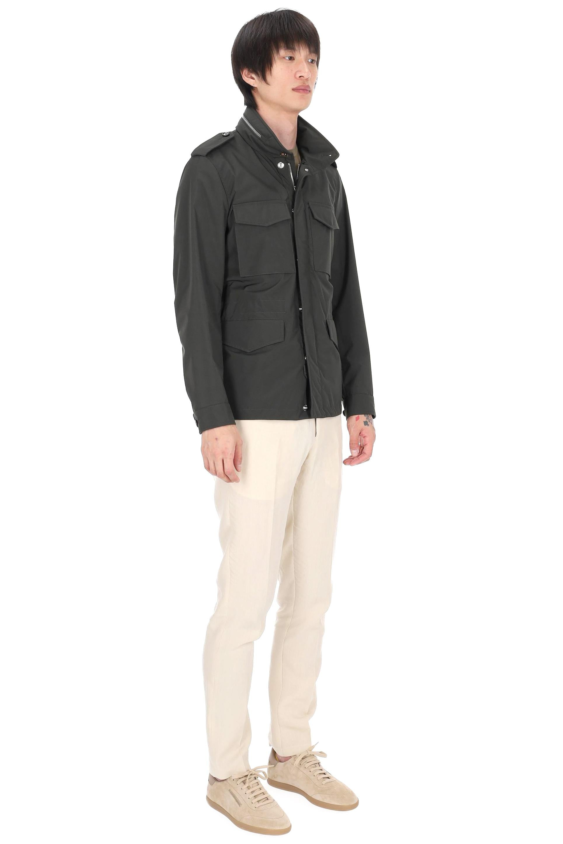 Moorer Field jacket in nylon leggero linea Acqua mod. Denver-Stp DENVER-STP FOREST 