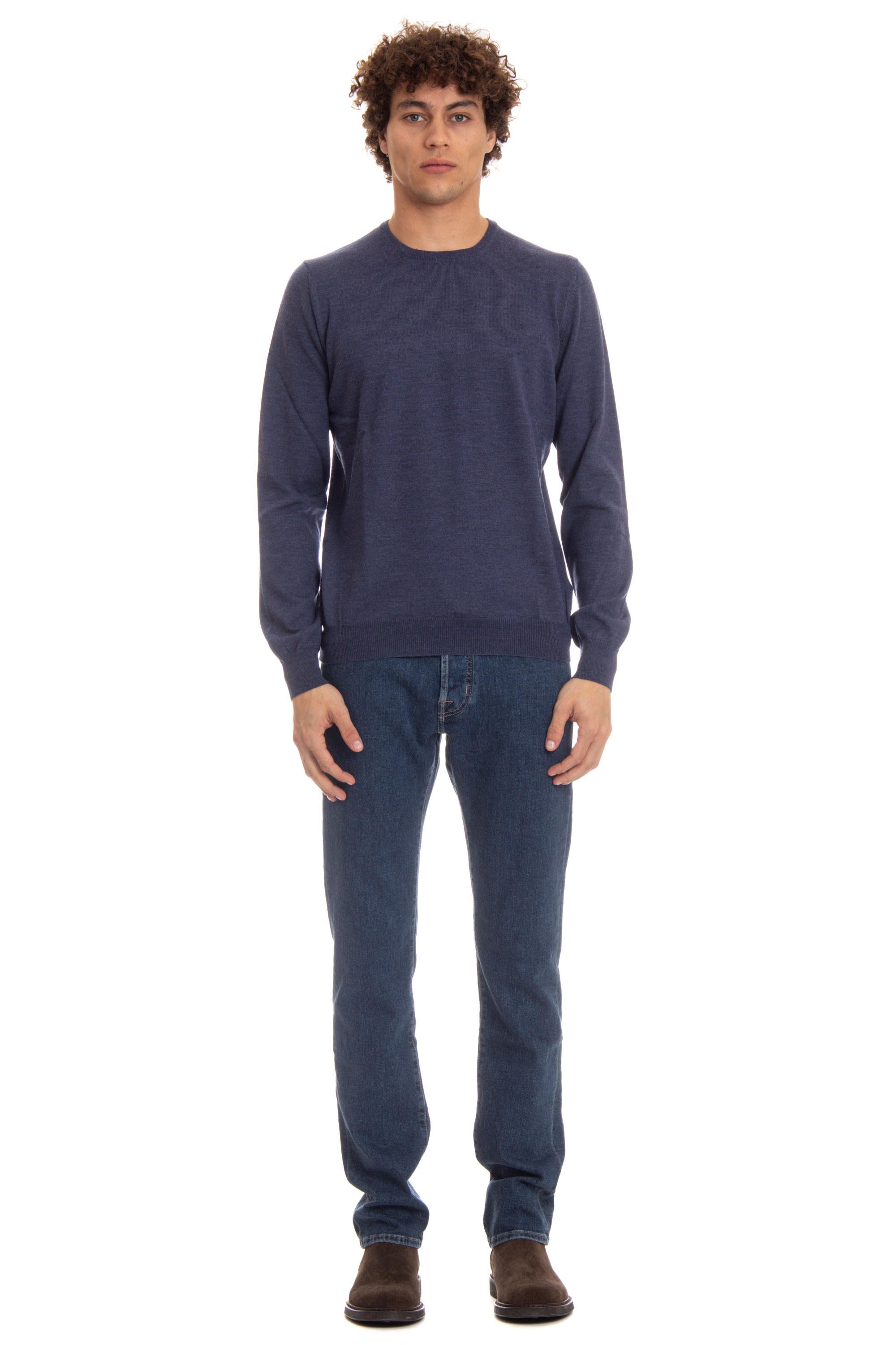 Maglia girocollo in lana vergine extrafine 1429055567/3 0597 597 Barba 