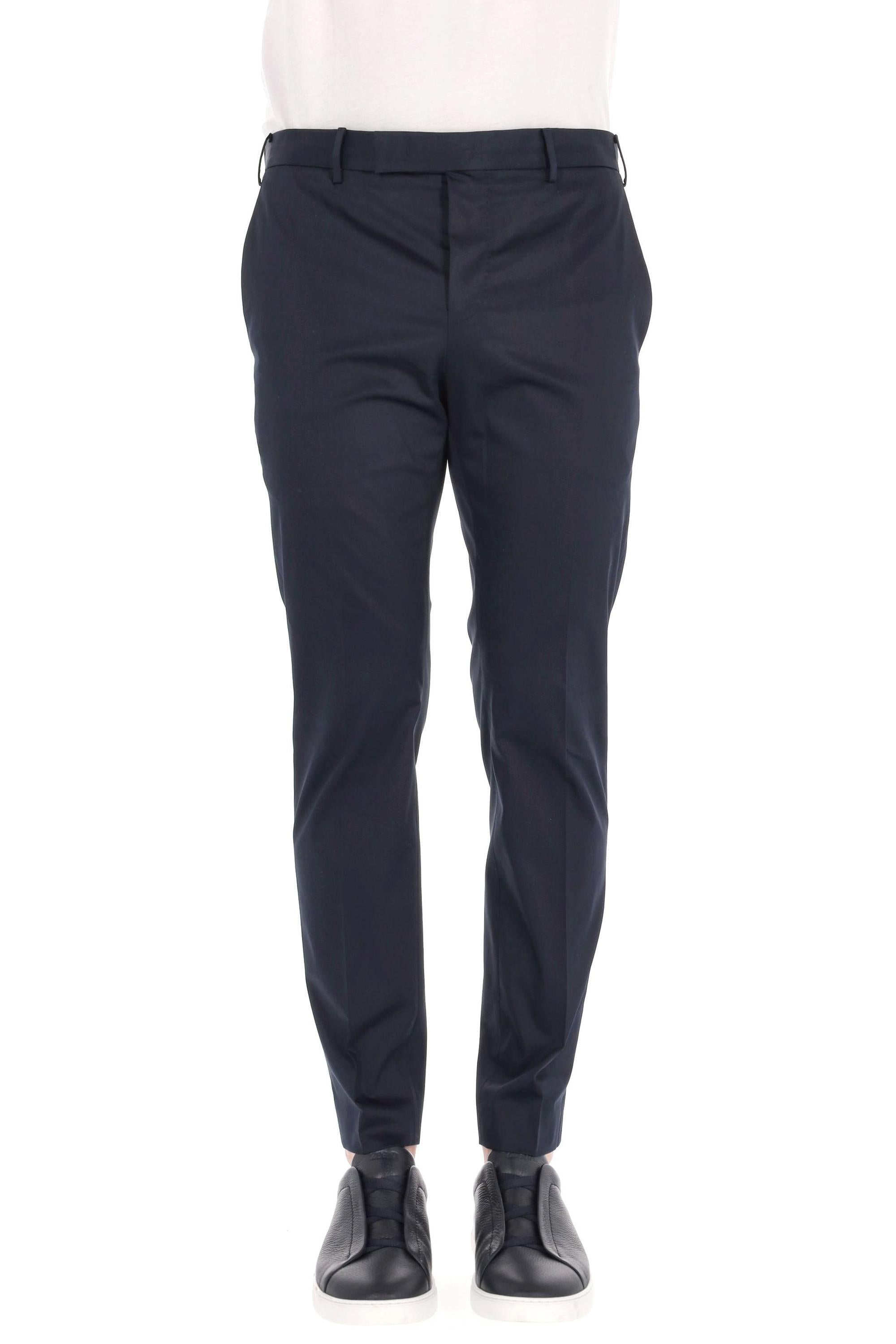 Pantalone in rasatello di cotone mod. Dieci ASX0Z00FWD NU68/4 0360 PT Torino 