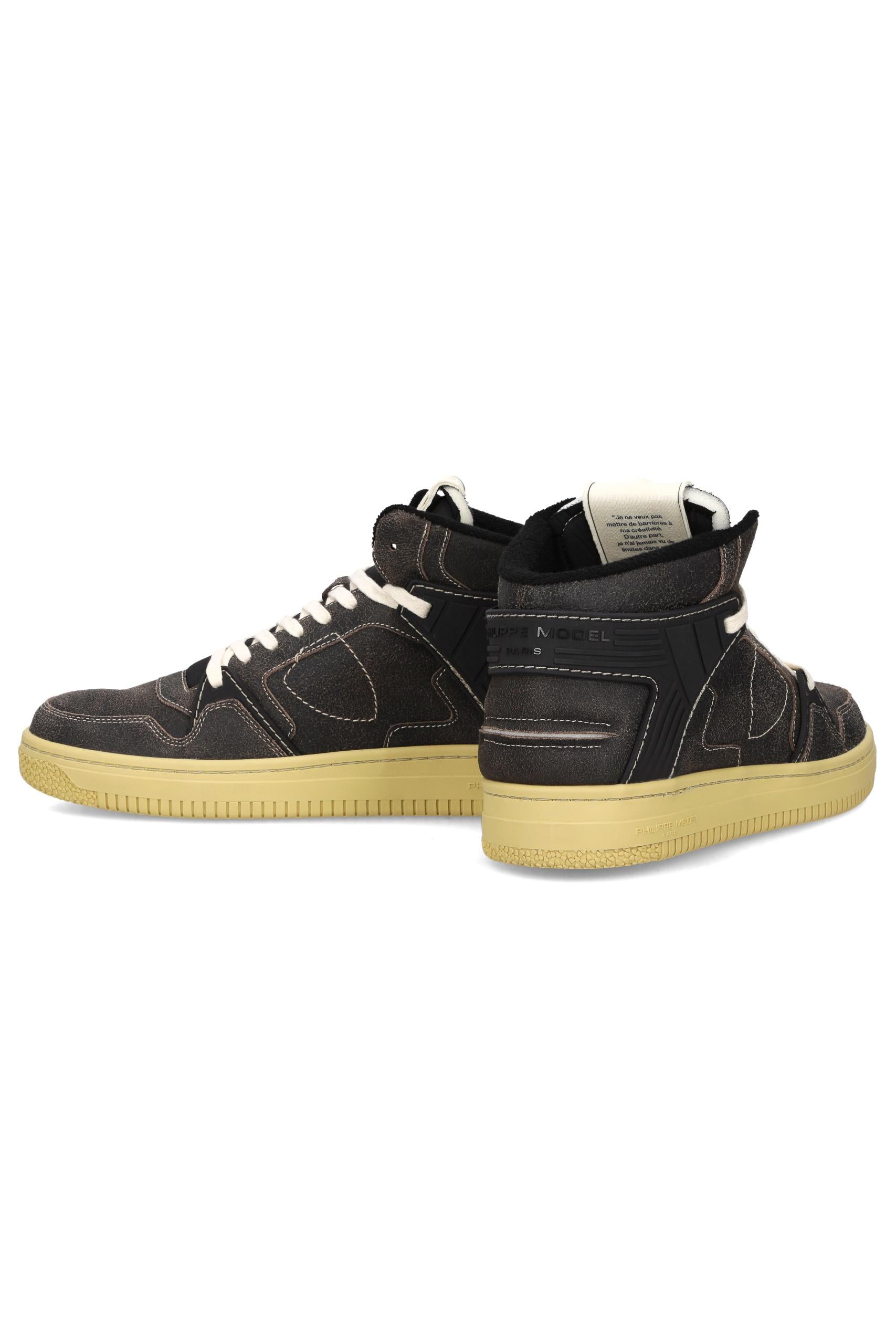 Sneaker mid in pelle mod. La Grande LGMU LA GRANDE/2 CR02 Philippe Model 
