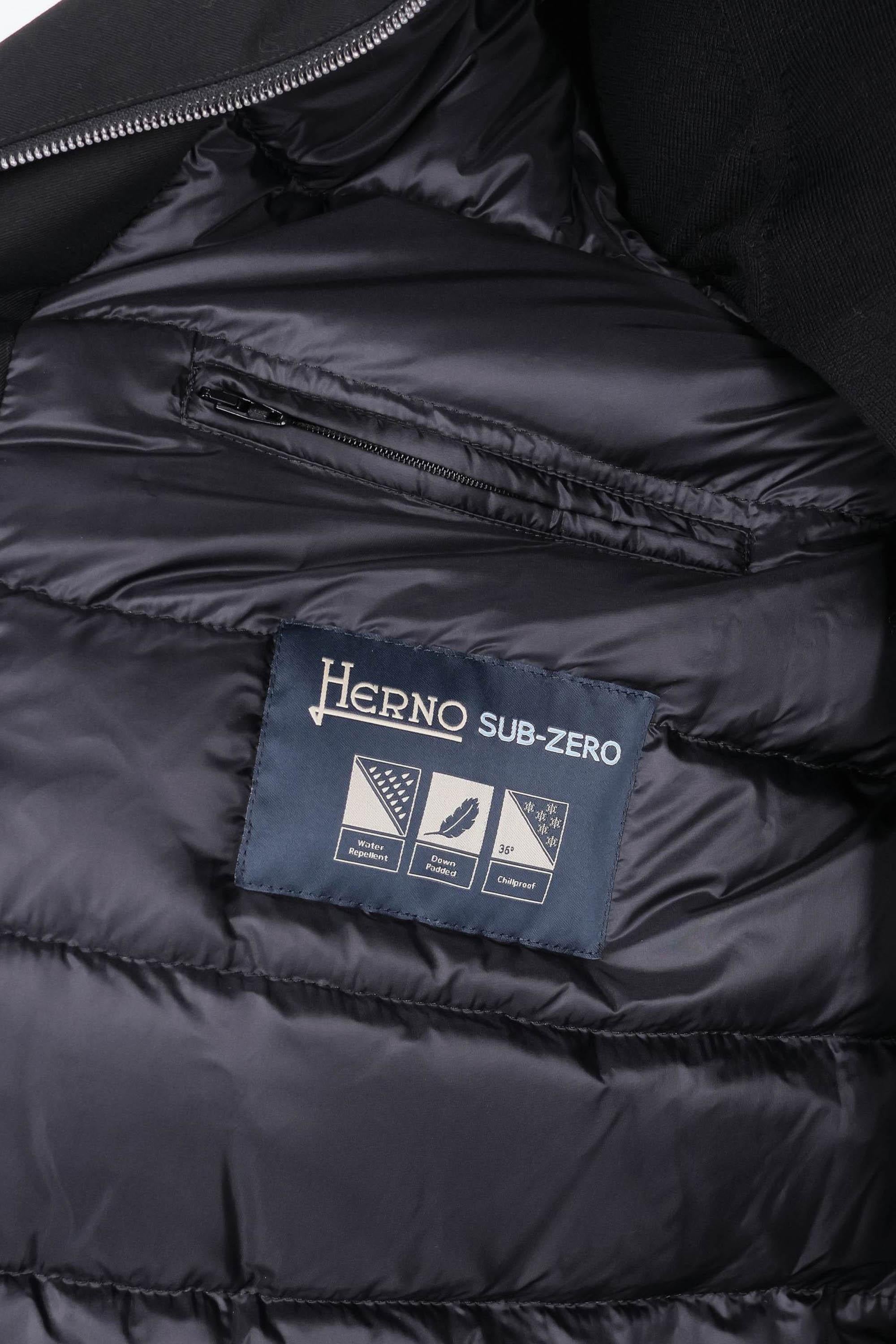 Herno Parka misto viscosa linea Sub zero PI001155U-12638 9300 