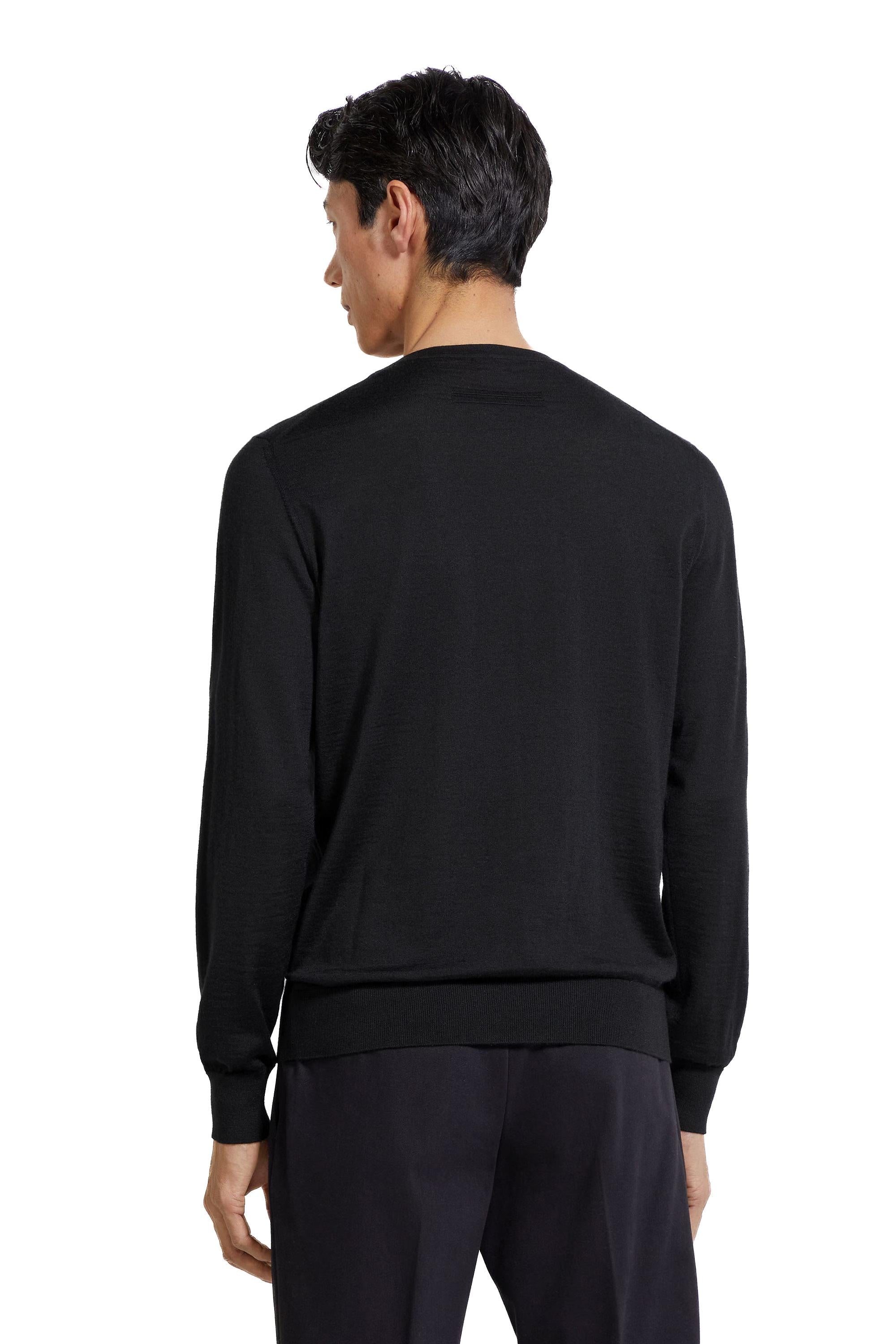 Zegna Maglia girocollo in cashmere-seta E8J00 110/2 K09 