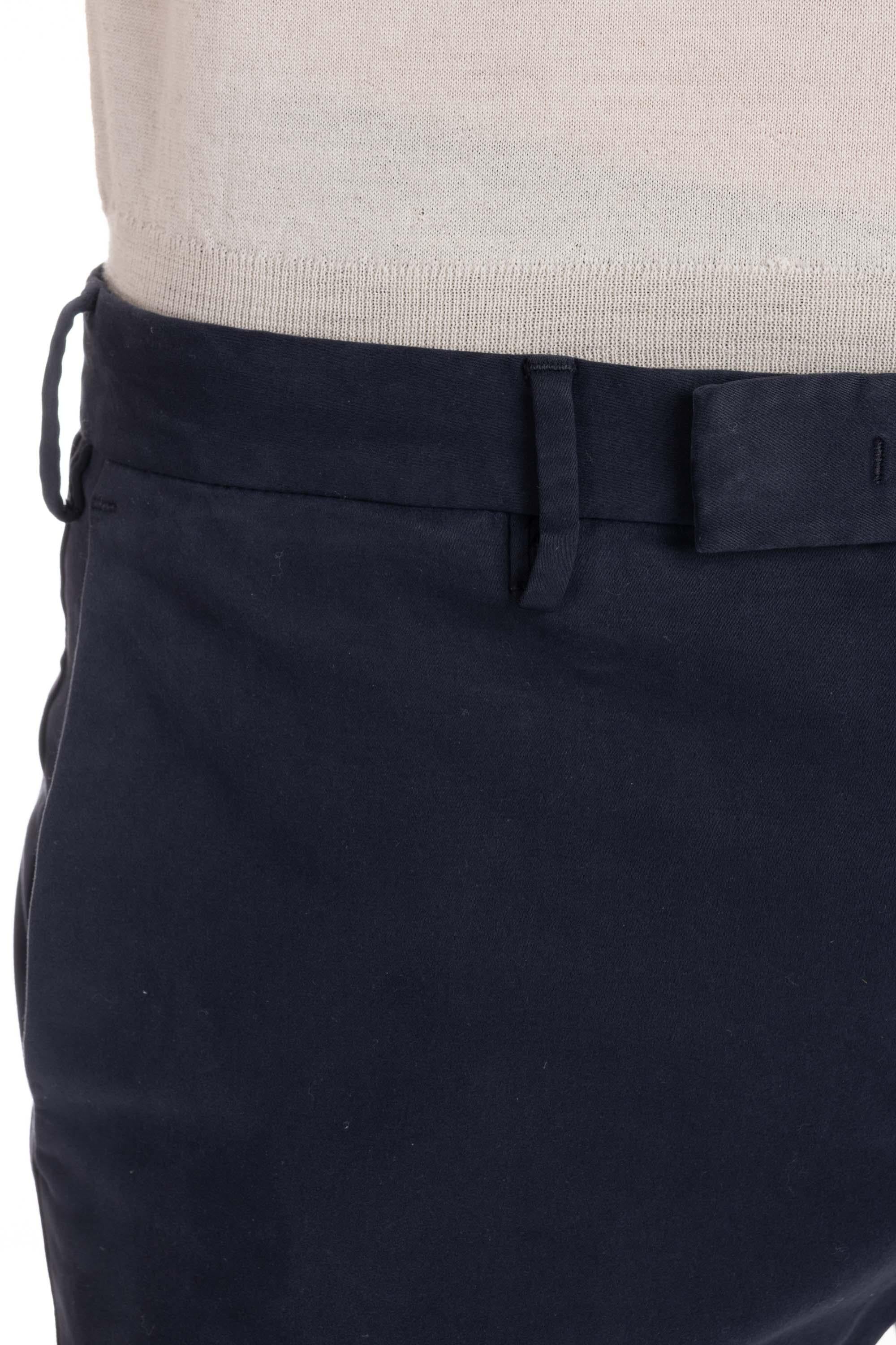 PT Torino Pantalone in rasatello di cotone Dieci fit ATX0Z00FWD NK20_2 Y384 