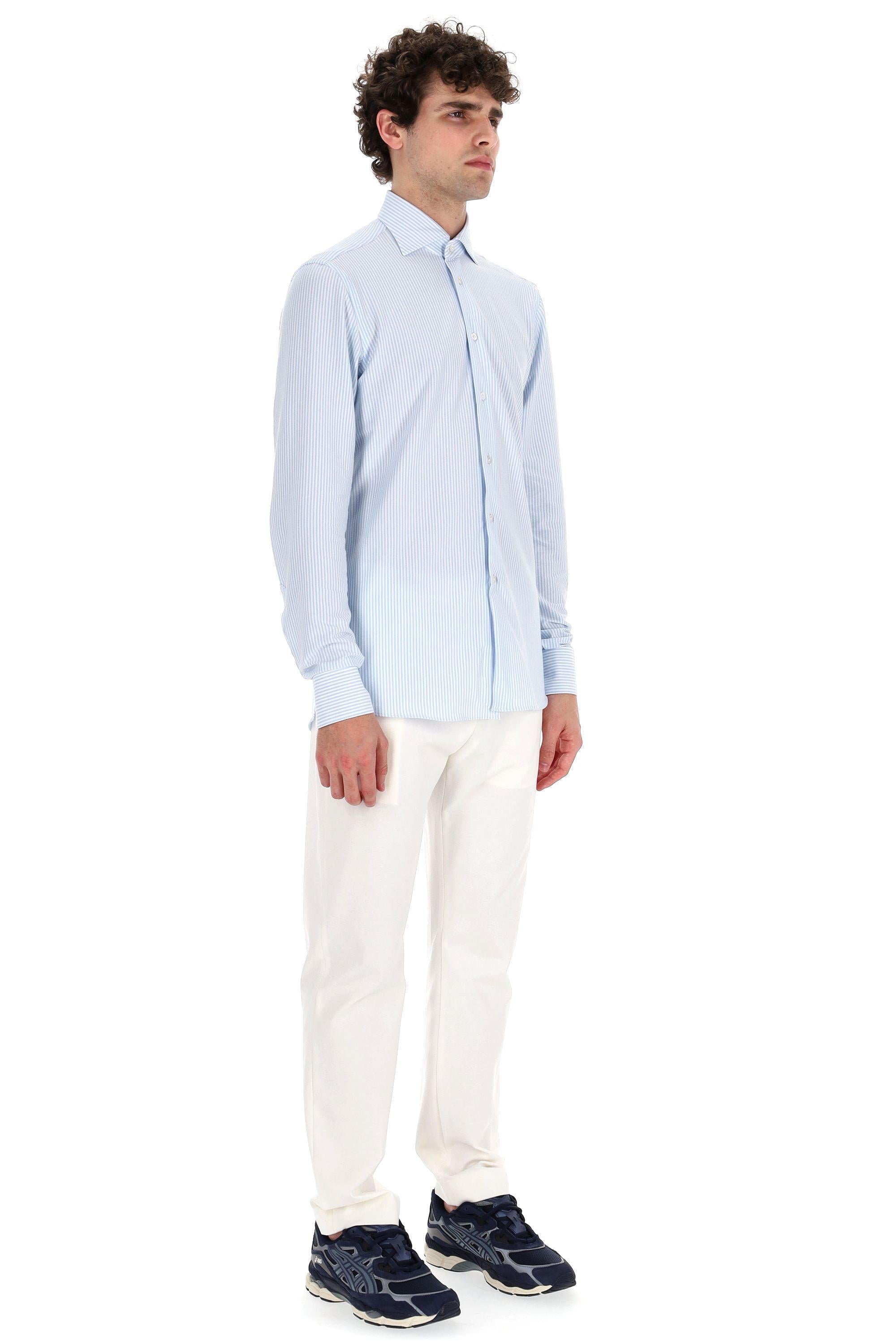 Camicia sartoriale bacchettata stretch 200060 5 Borriello 