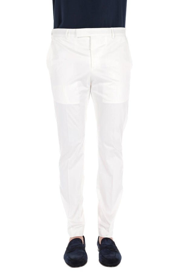 Pantalone in rasatello di cotone mod. Dieci