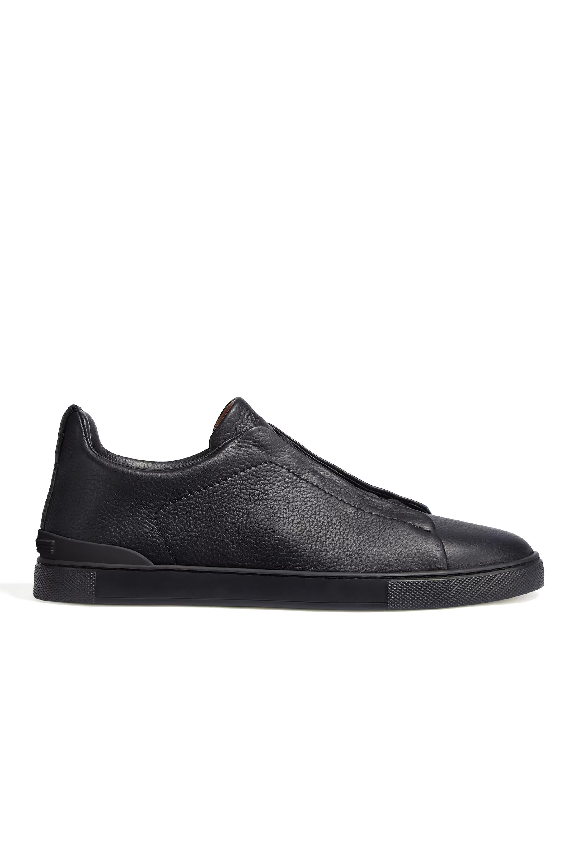 Sneakers triple stitch in pelle di cervo LHCVO A4667X-2 NEE Zegna 
