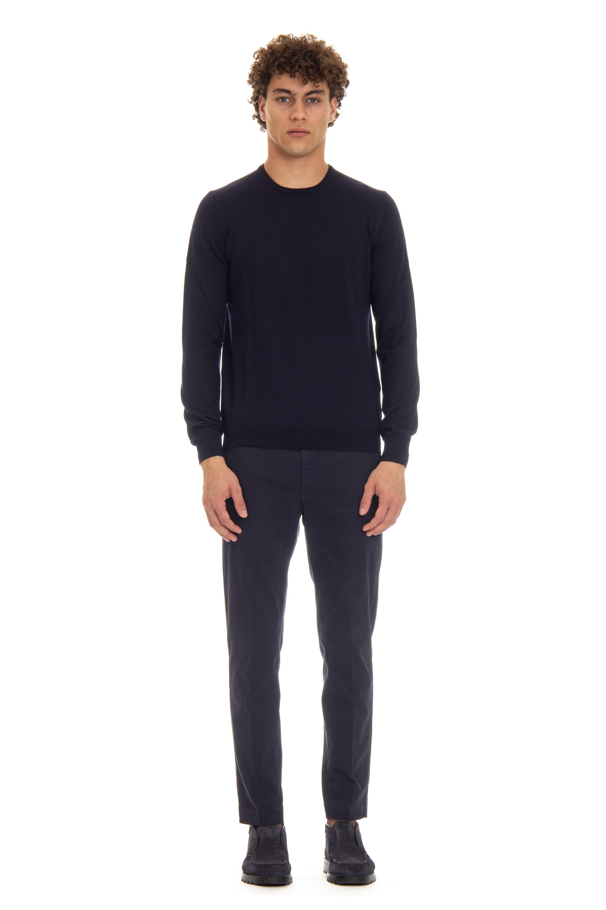 Maglia girocollo in lana vergine extrafine 1429055567/4 0598 598 Barba 