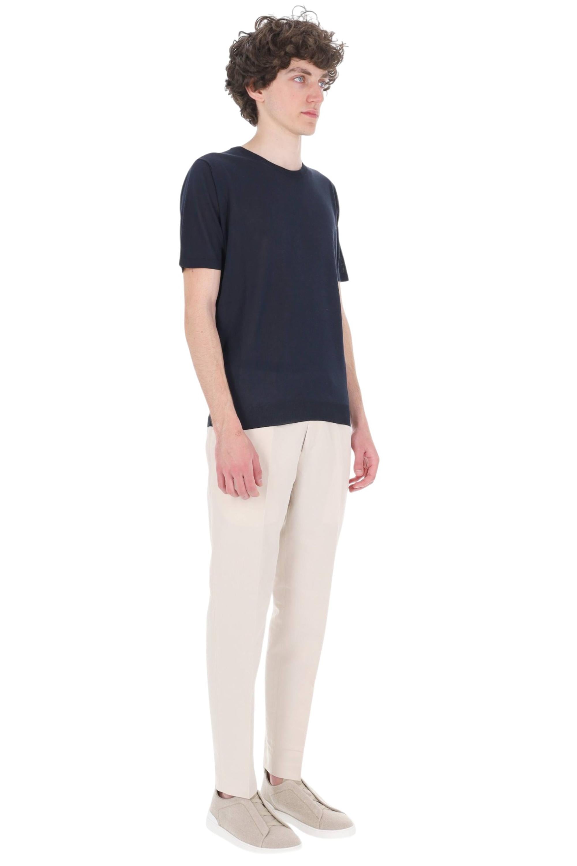 Roberto Collina T-shirt in pura seta MYA01021 10 