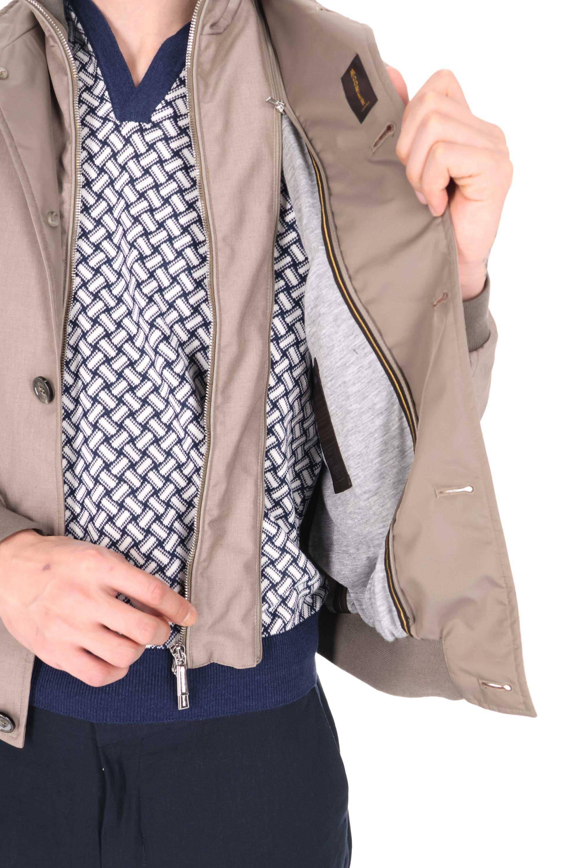 Moorer Bomber in tessuto tecnico anti stropiccio linea Acqua mod. Bernie-Pum BERNIE-PUM SABBIA 