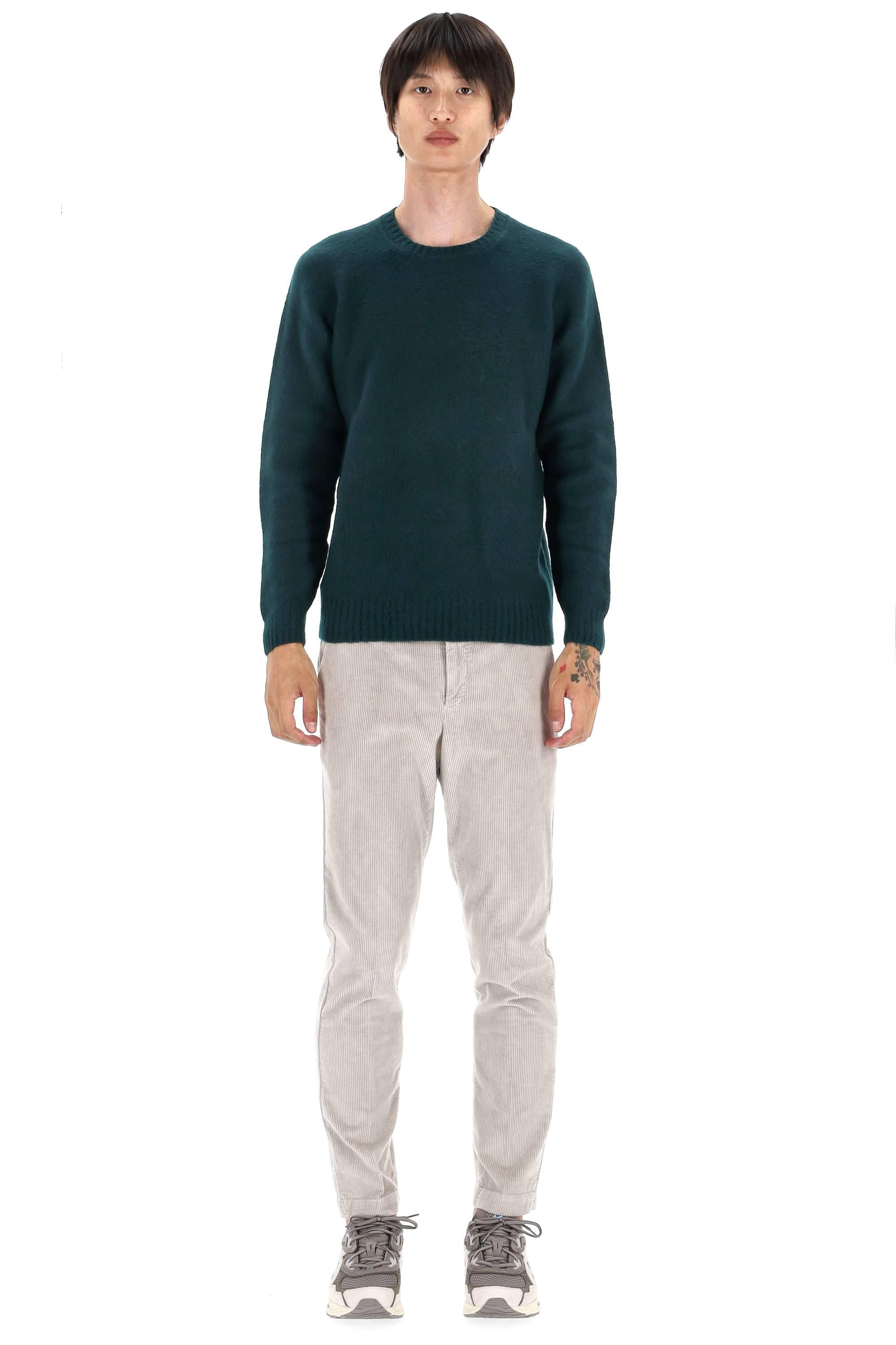 Maglia girocollo in lana garzata D8W103GLO-3 490 Drumohr 