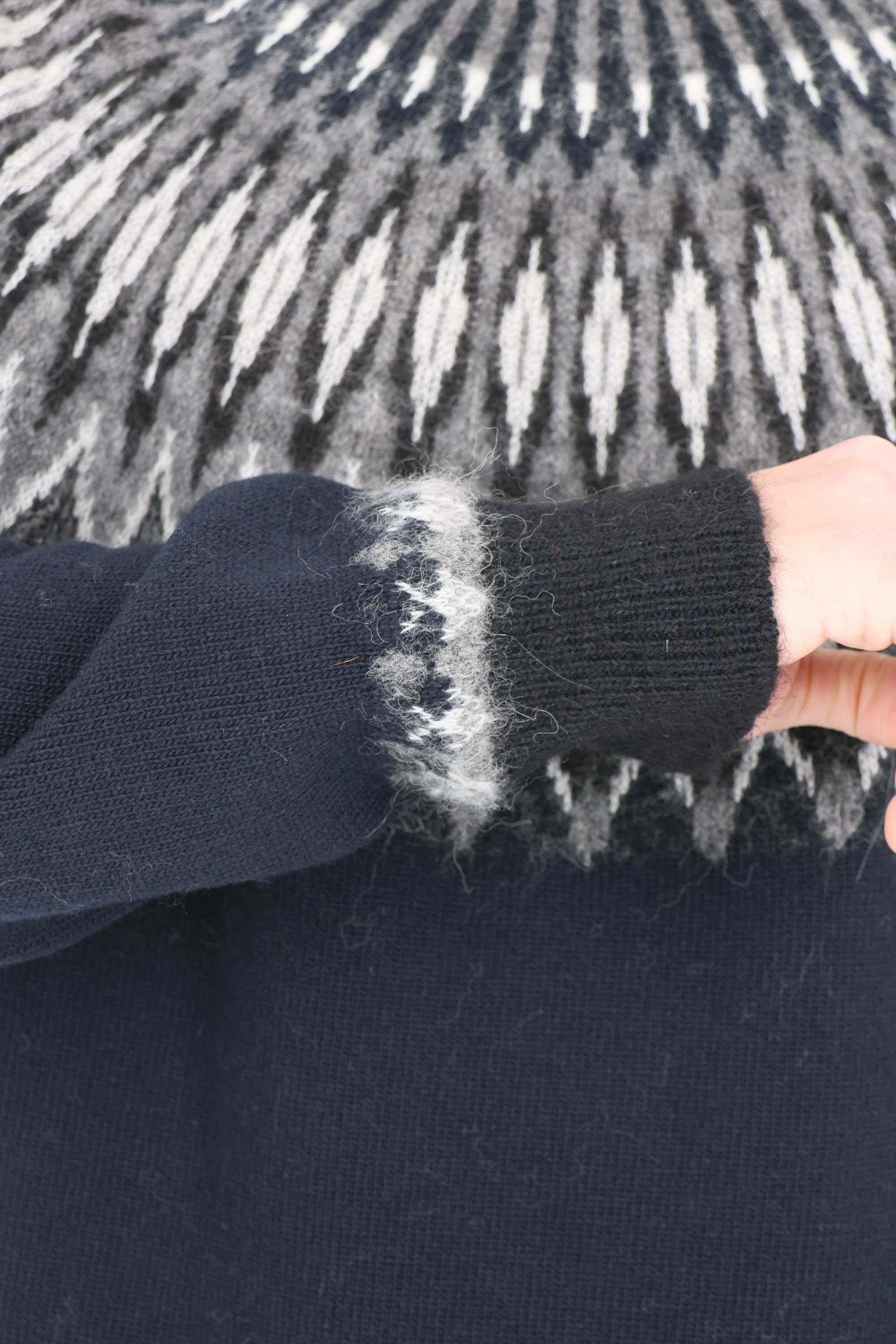 Roberto Collina Maglia girocollo in lana-alpaca lavorazione norvegese 253M35001 10 