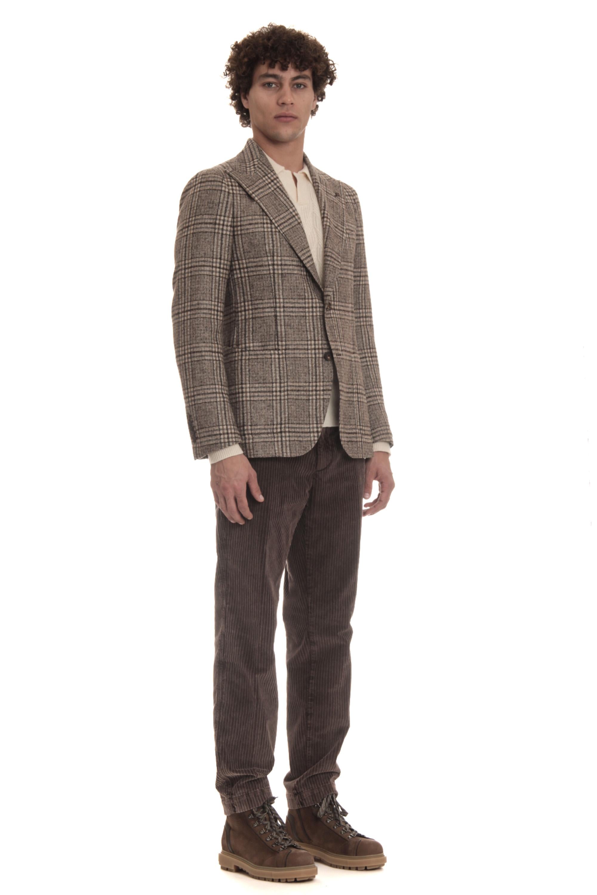Giacca in lana-alpaca principe di galles linea Pino Lerario G-PL26K 850035 M1348 Tagliatore 