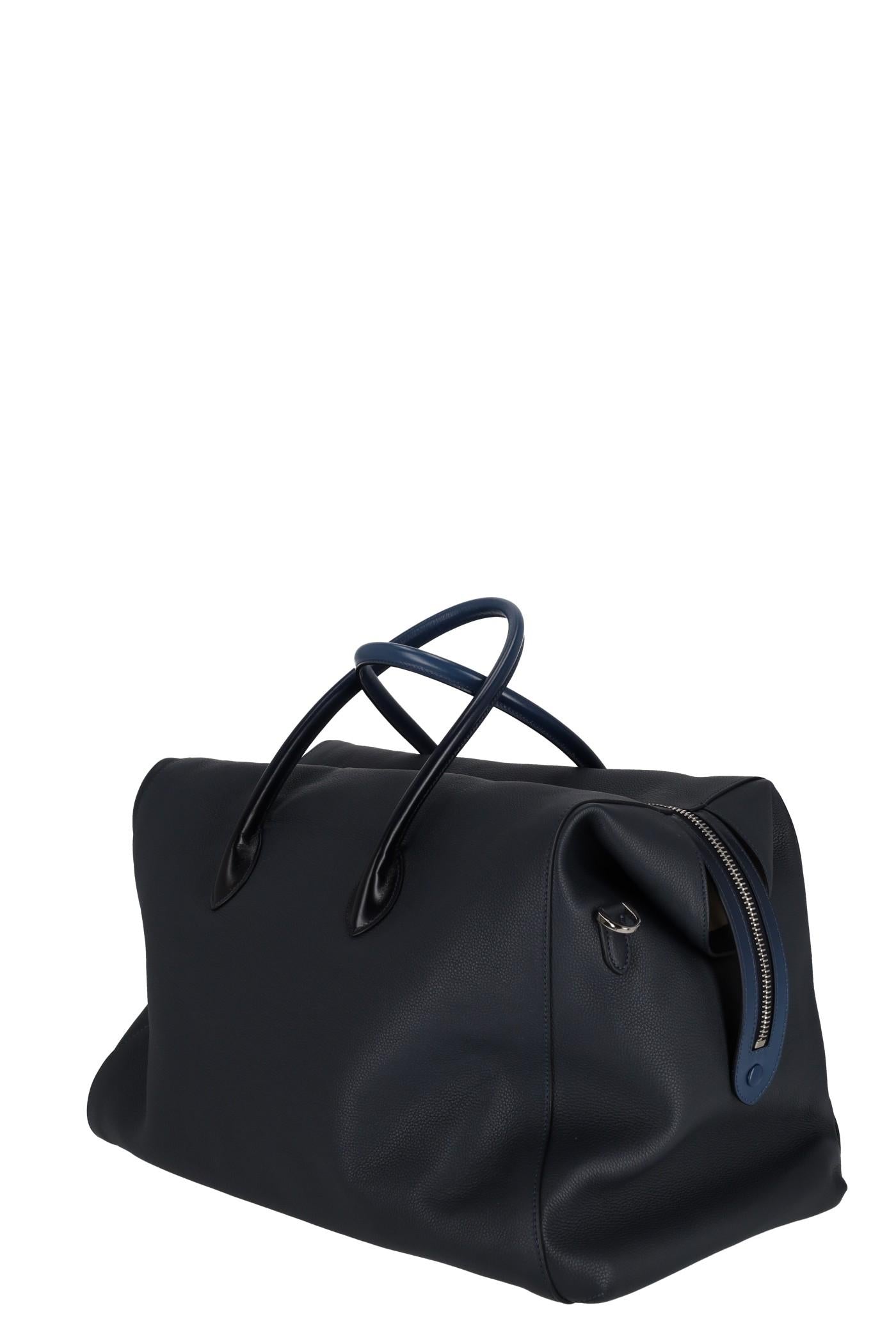 Santoni Borsa da viaggio in pelle UIBBA2646BS/2 U55 