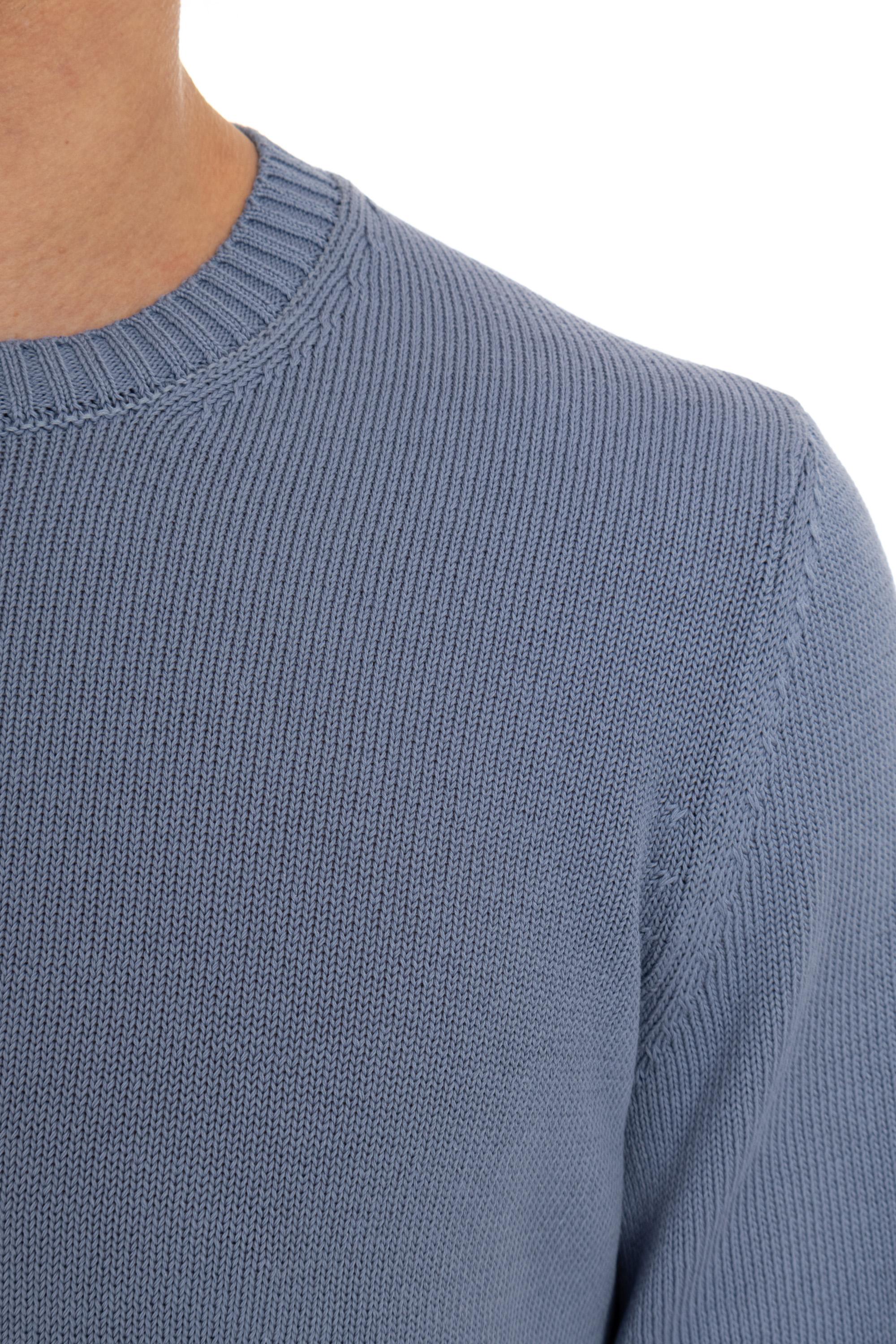 Maglia girocollo in cotone finezza 5 D8Z103/7 728 Drumohr 