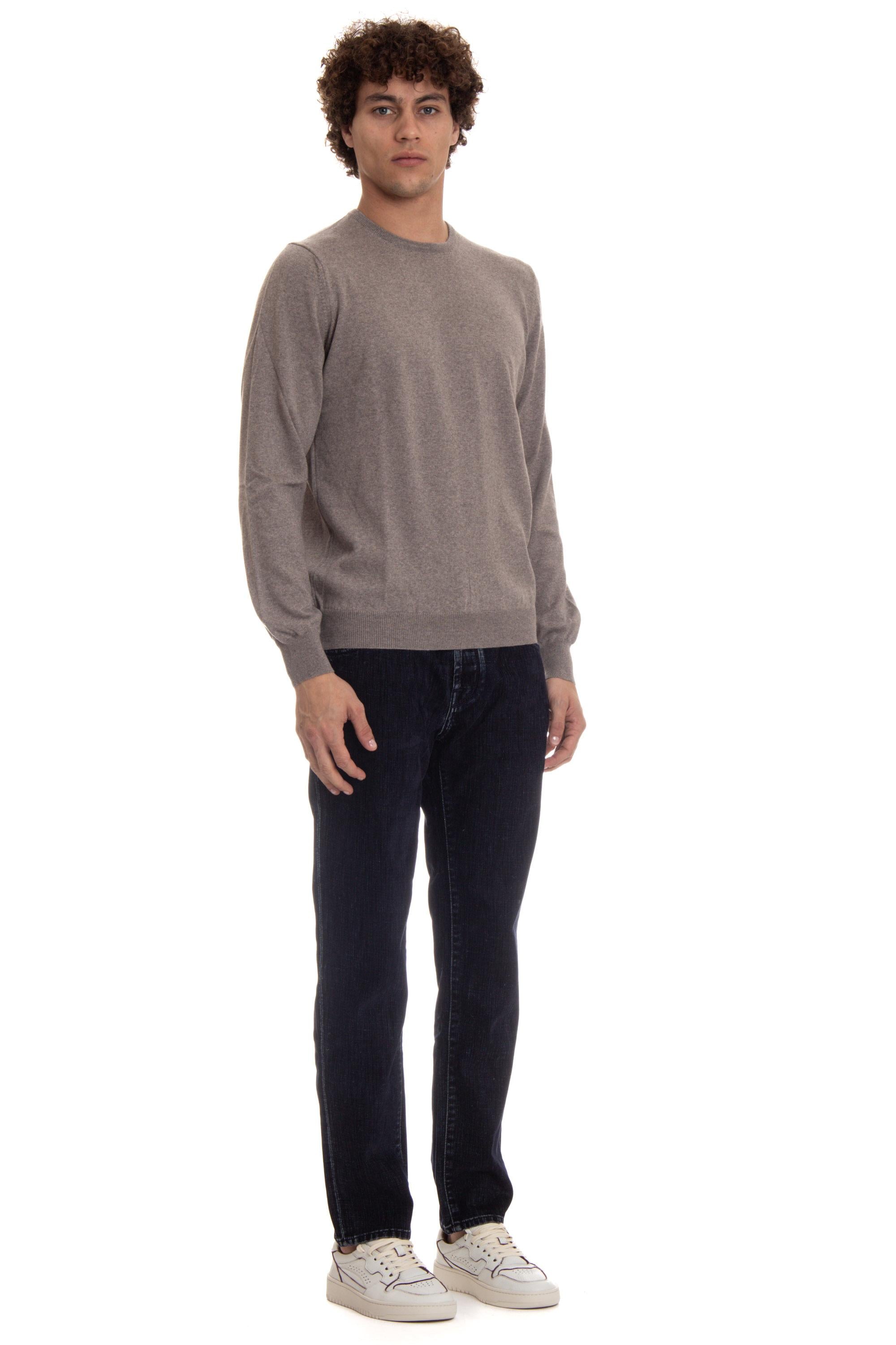 Maglia girocollo in lana vergine extrafine 1429055567/2 0140 140 Barba 