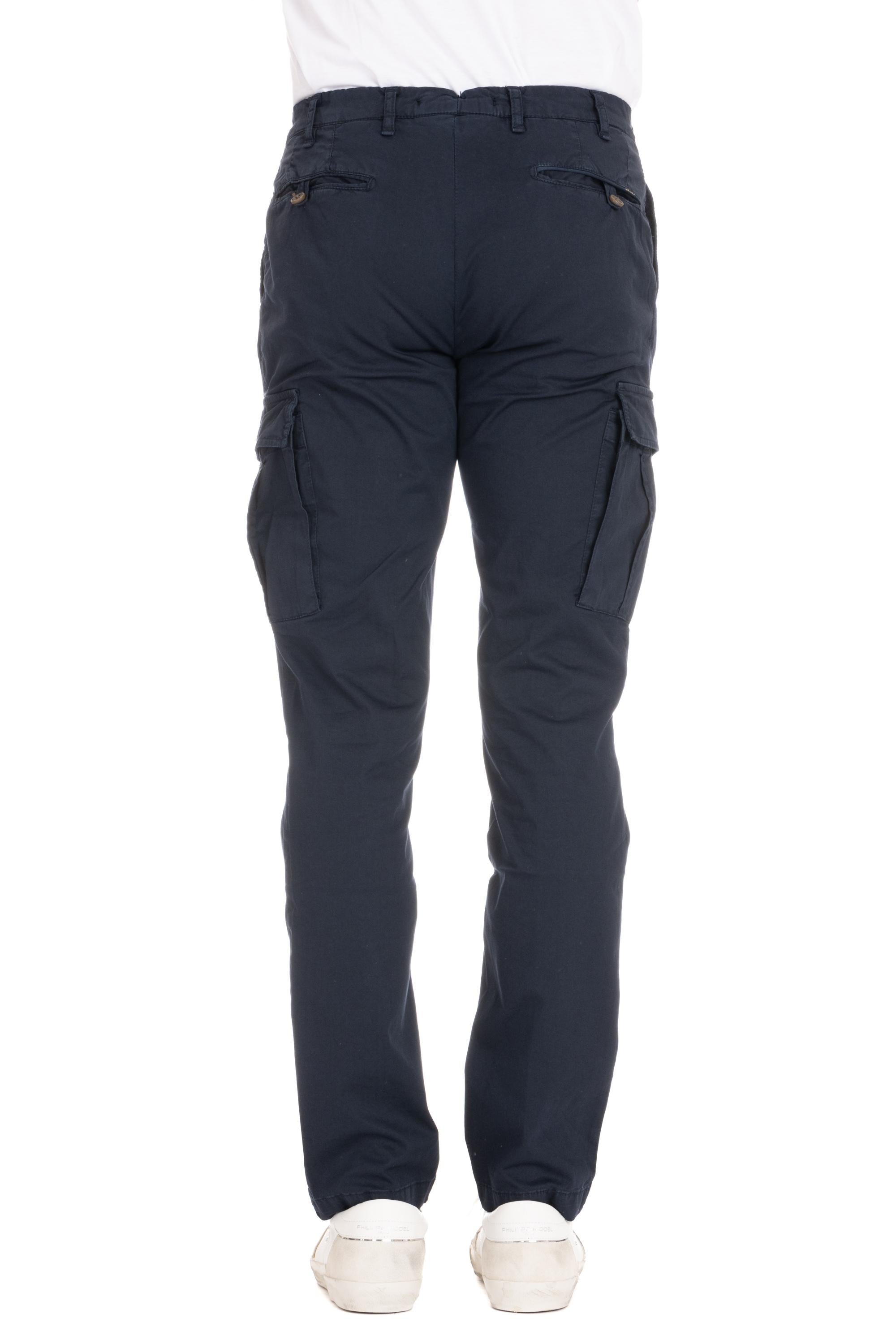 Pantalone cargo in cotone delavè mod. Giove 24M07L83/2 037 Myths 
