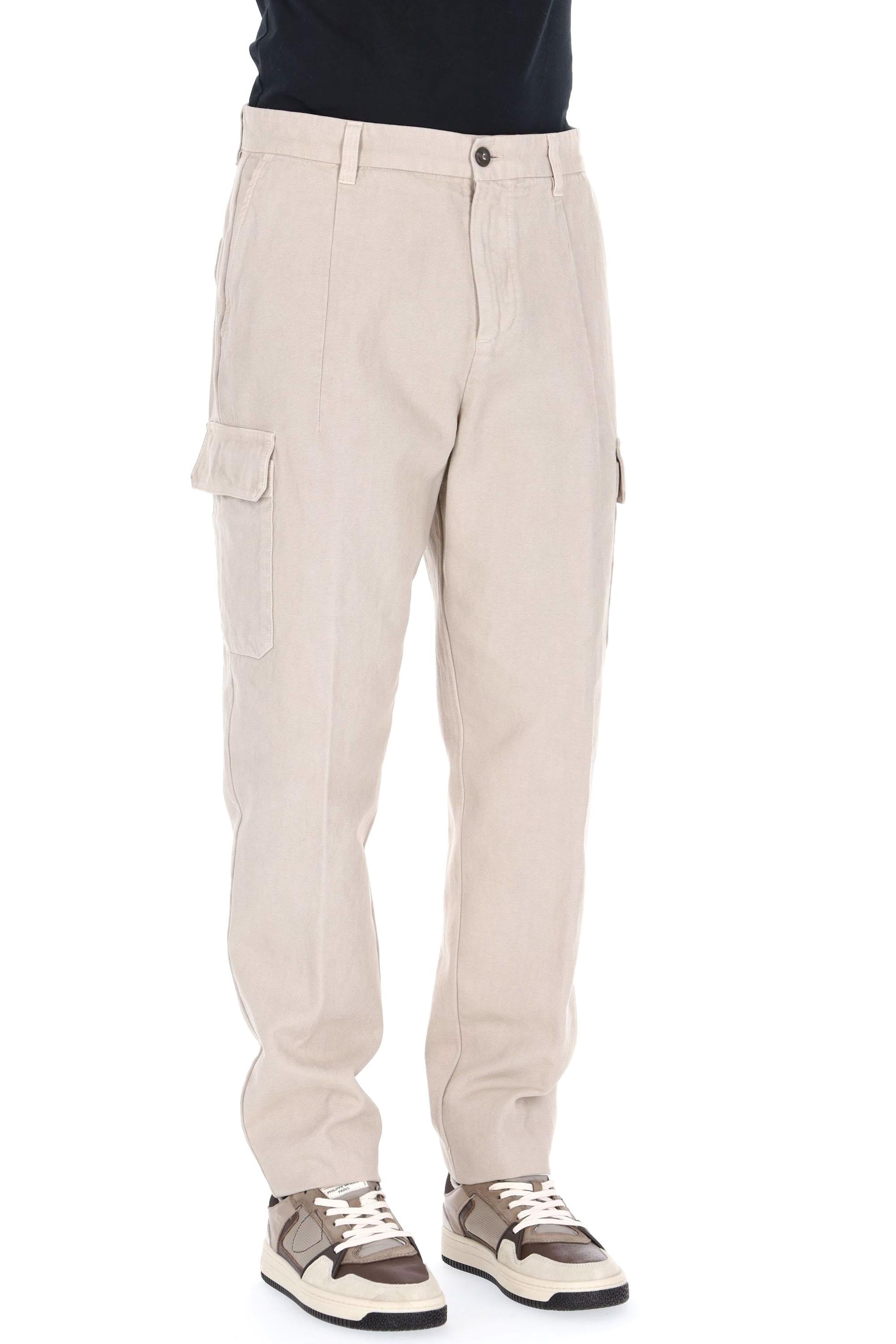 Eleventy Pantalone cargo in heavy cotton armaturato L75PANL03 TET0L006 02 