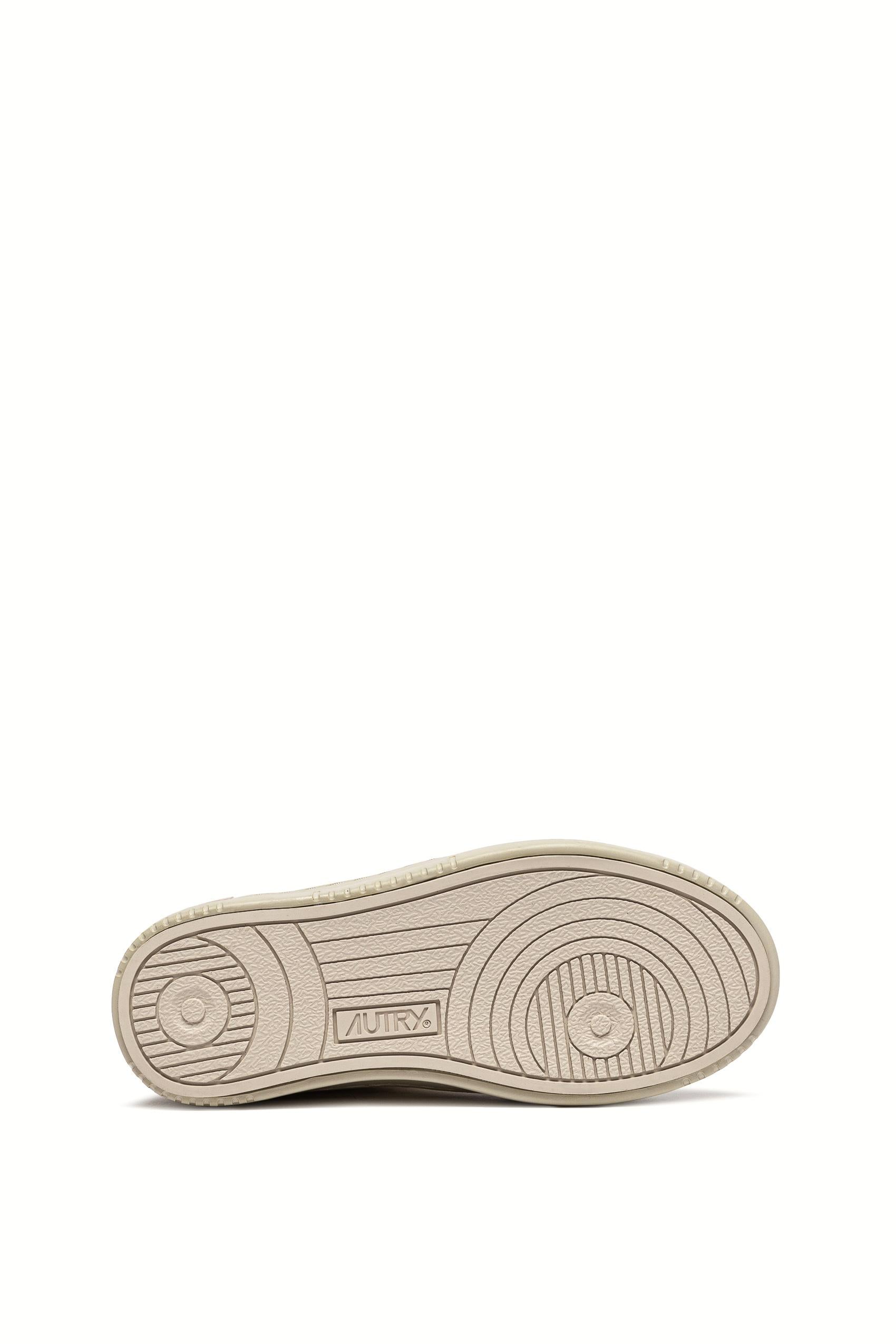 Sneaker bambino in pelle elephant talloncino argento KULK NU08 SILV/SAND/MAR Autry 