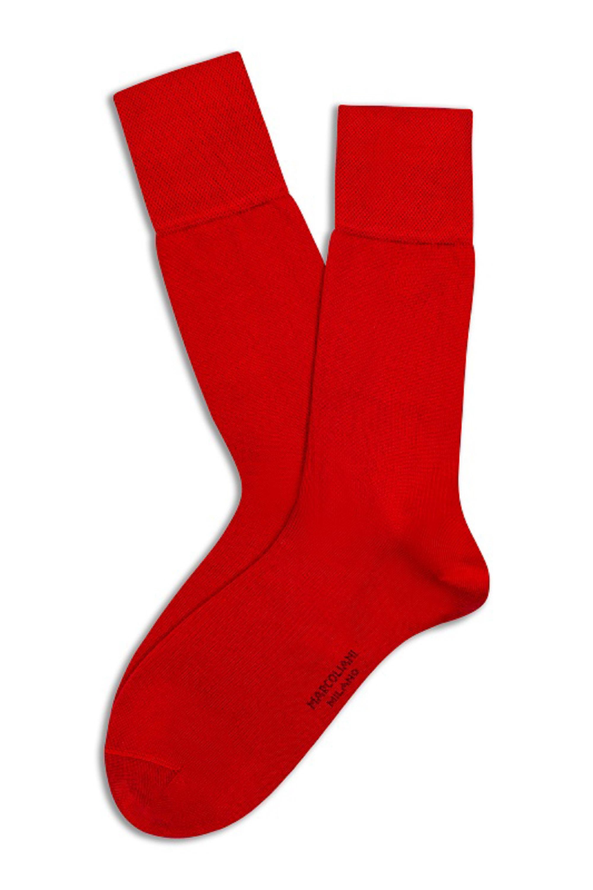 Marcoliani Calza tinta unita in misto modal-cashmere MAR4722T 019 
