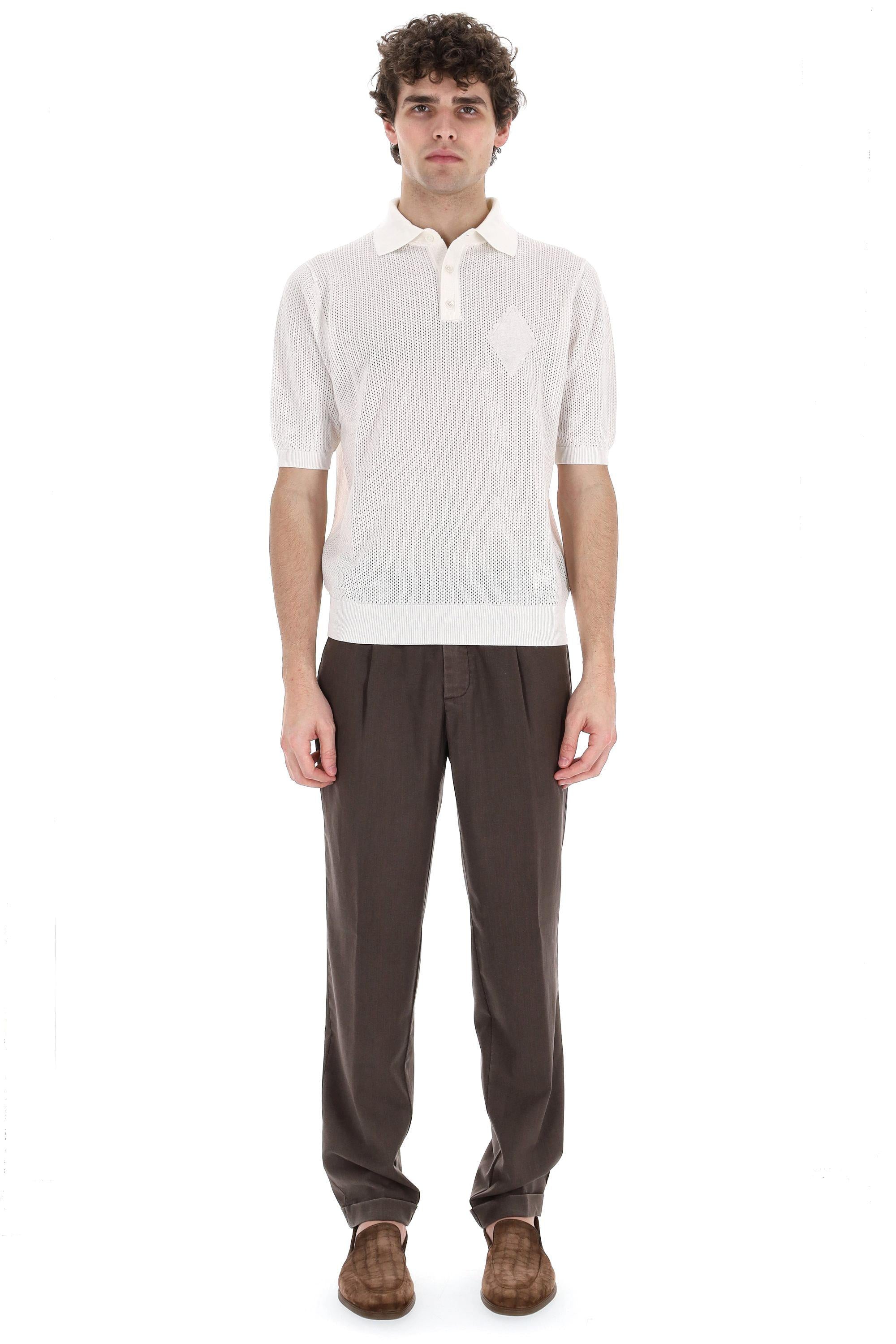 Polo in cotone traforato B2W176 12C91 10144 Ballantyne 