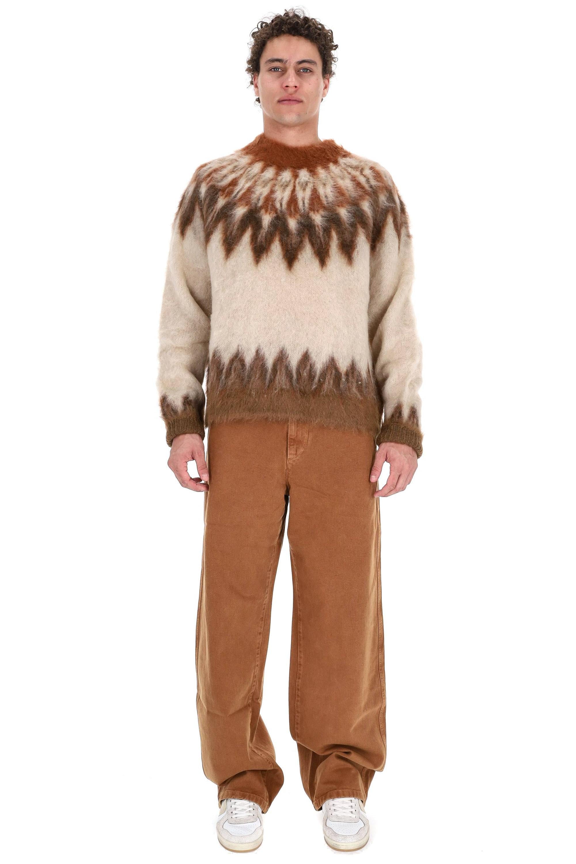 Isabel Marant Maglia girocollo mod. Nicolas misto lana-kid mohair PU0754HA-B3L06H 11RU 