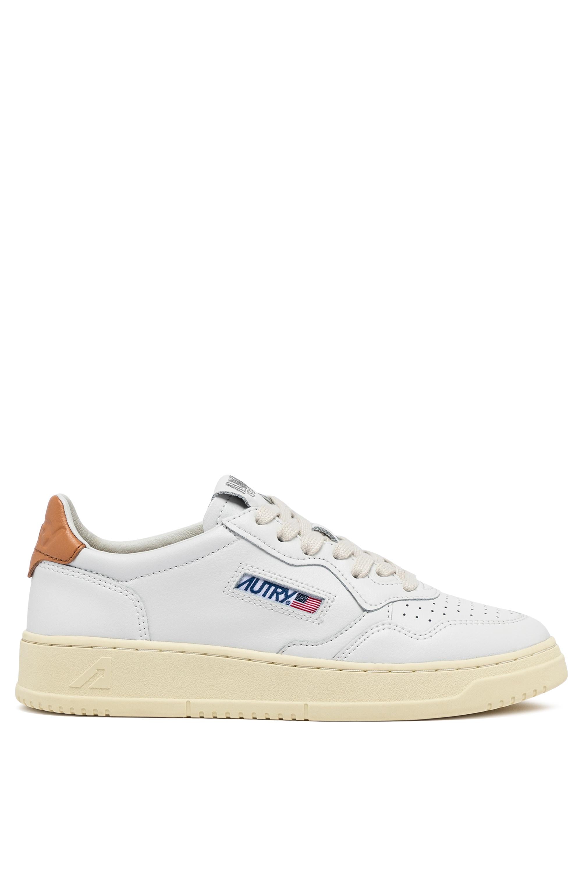 Autry Sneaker donna Medalist talloncino nocciola AULW LL76 WHT/SNDSTRM 