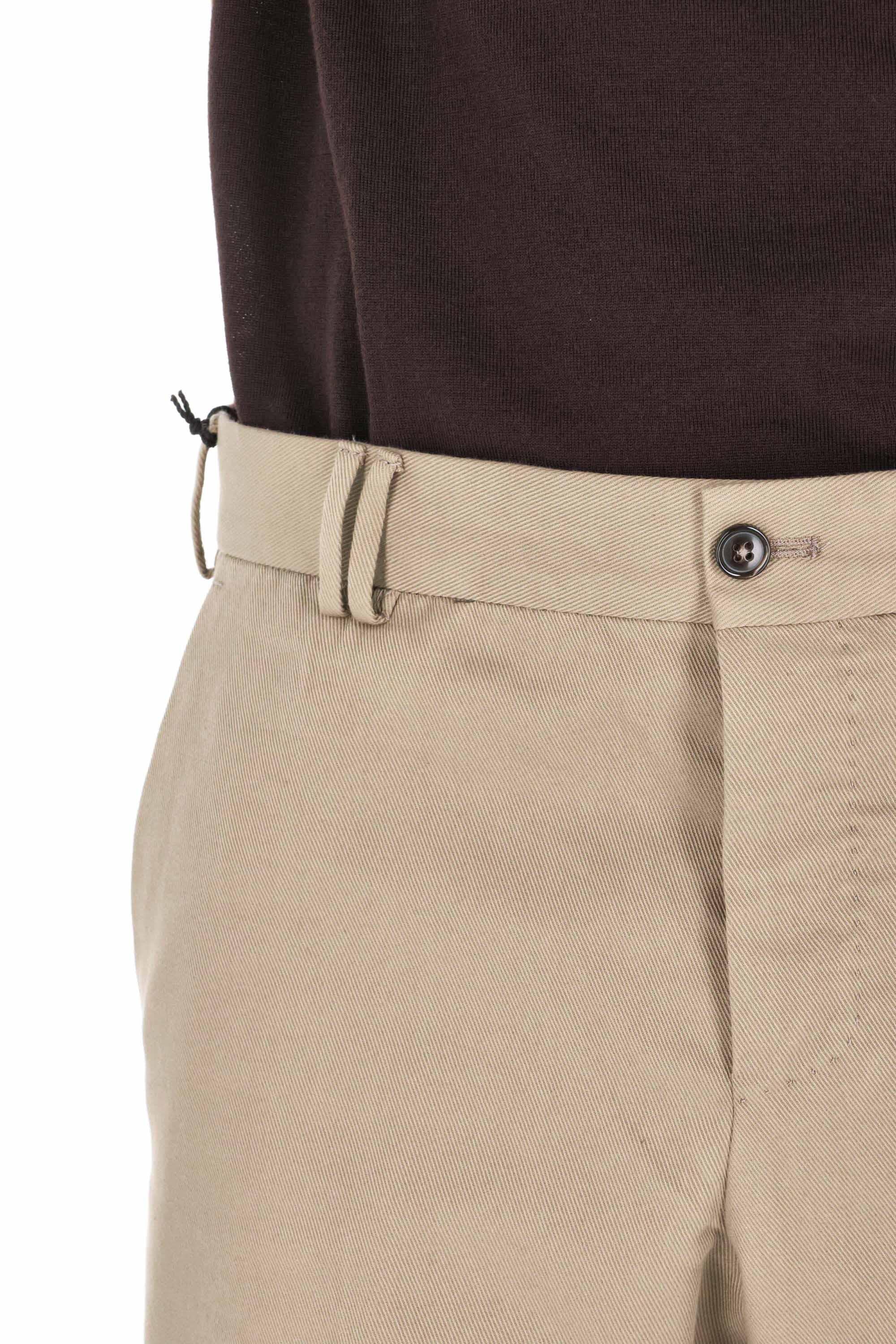 Pantalone in puro cotone diagonale deluxe linea Michael ASJDB00REW SD73 0040 PT Torino 