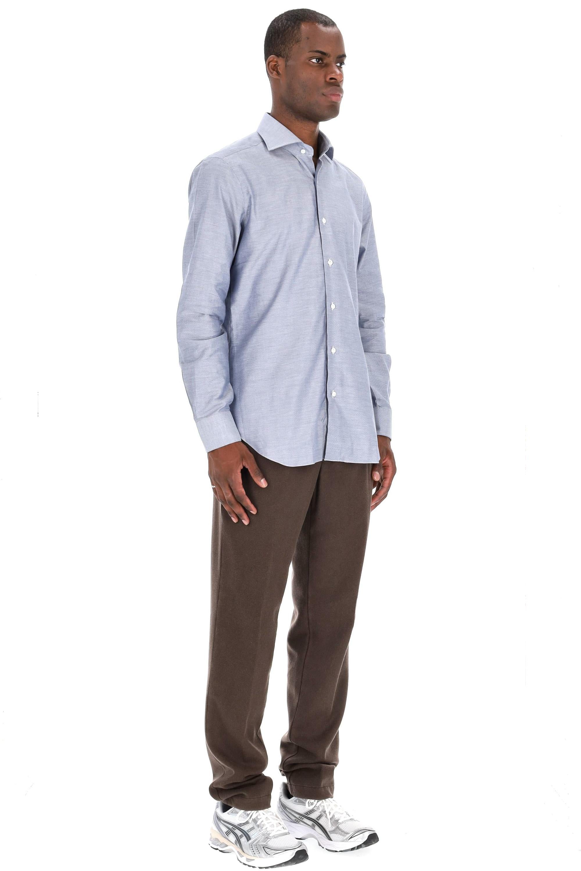 Camicia in cotone oxford linea Culto K1U13P0150096.U 0001 Barba 