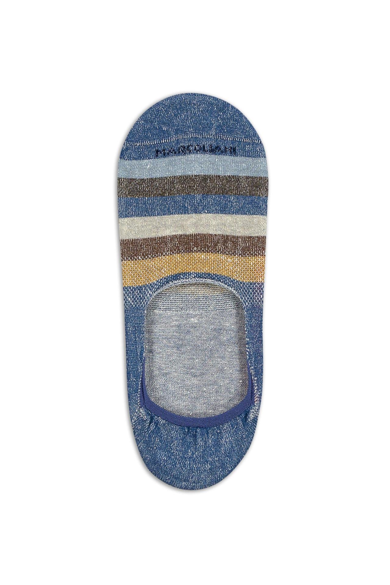 Fantasmino invisibile in lino-cotone a righe MAR4266S/3 502 Marcoliani 