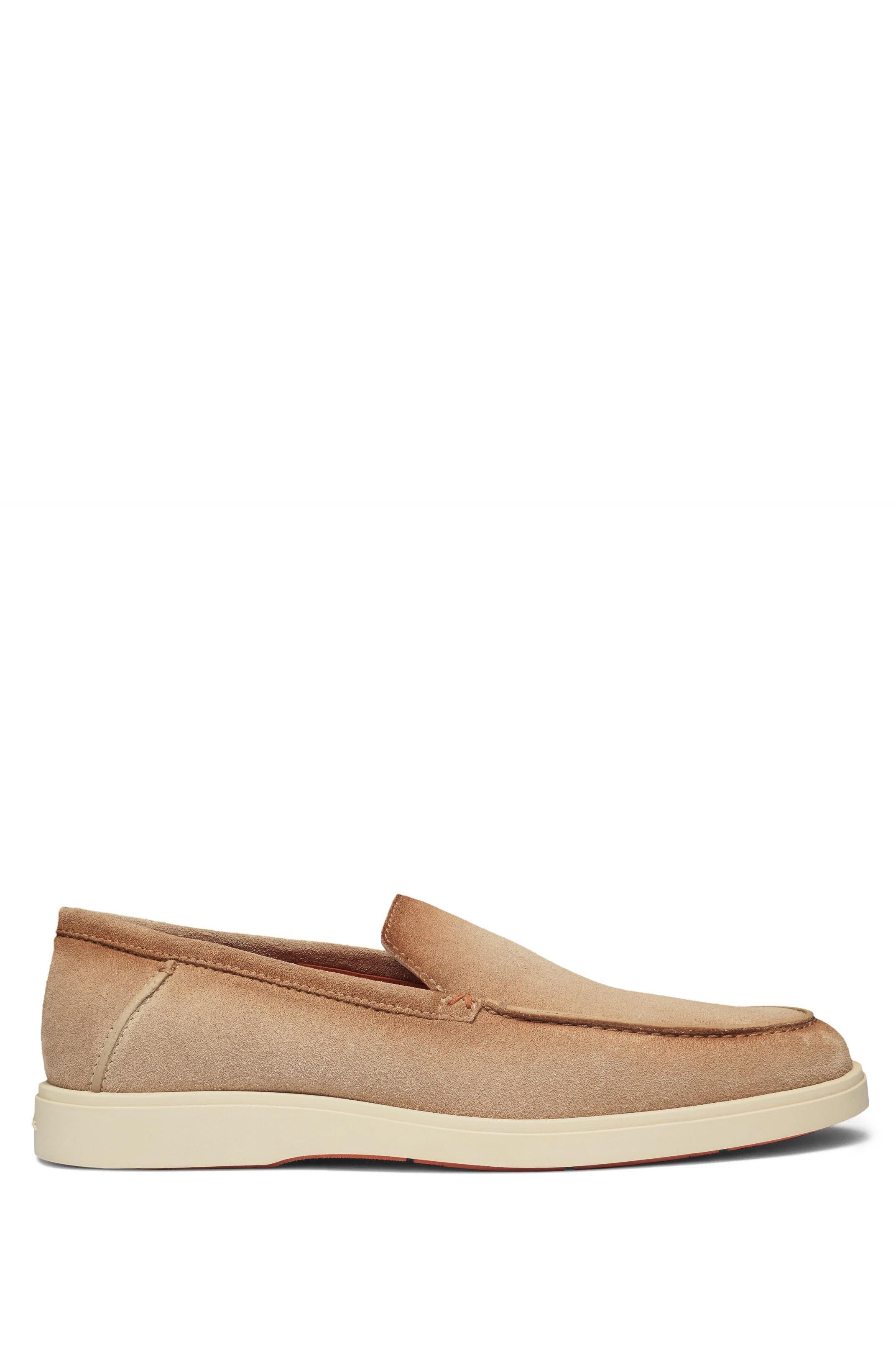 Santoni Scarpa slip on in camoscio MGDT17824TICBGEX C30 